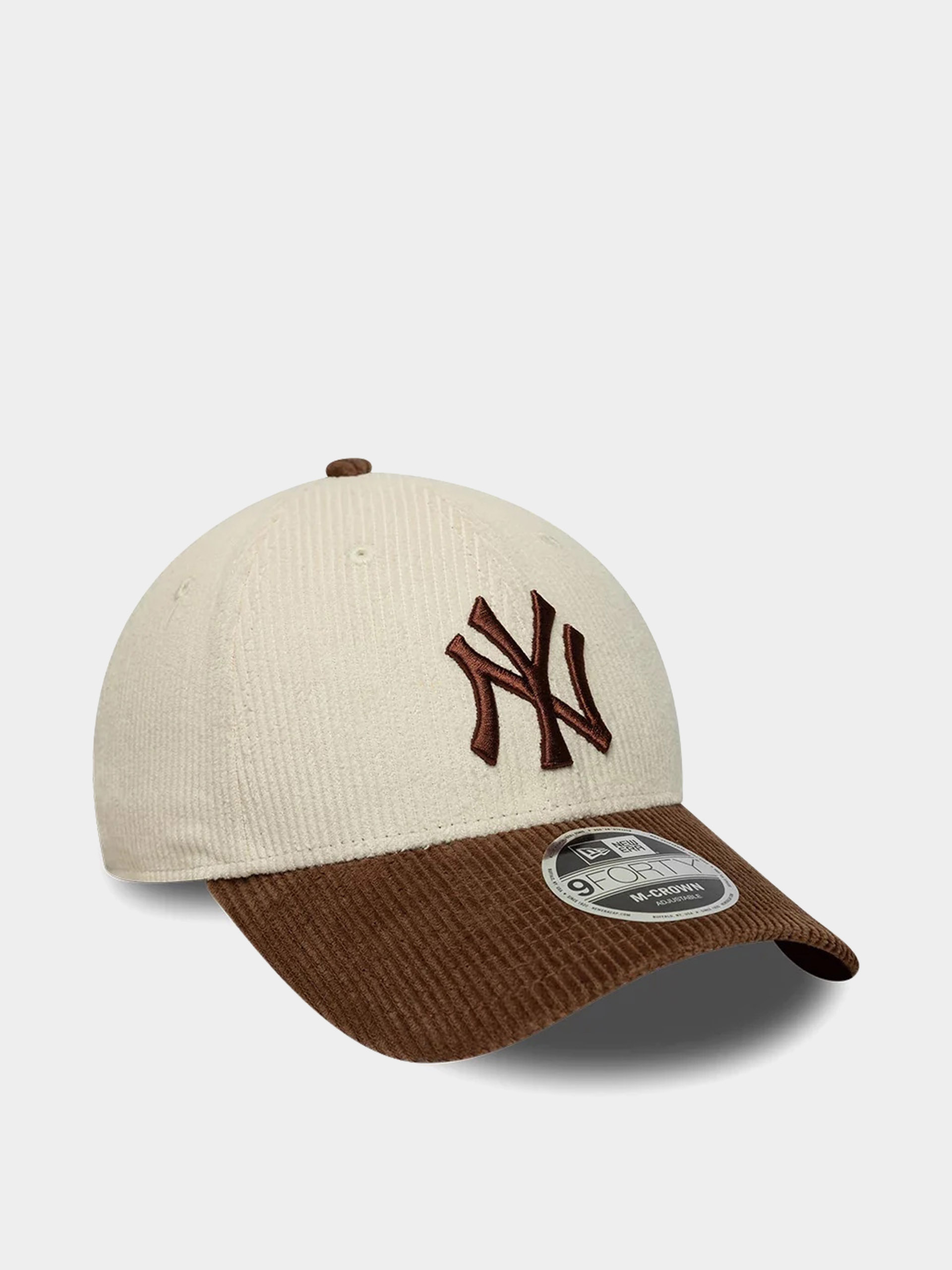 Șapcă New Era Cord 9Forty Mc New York Yankees (light cream/brown)