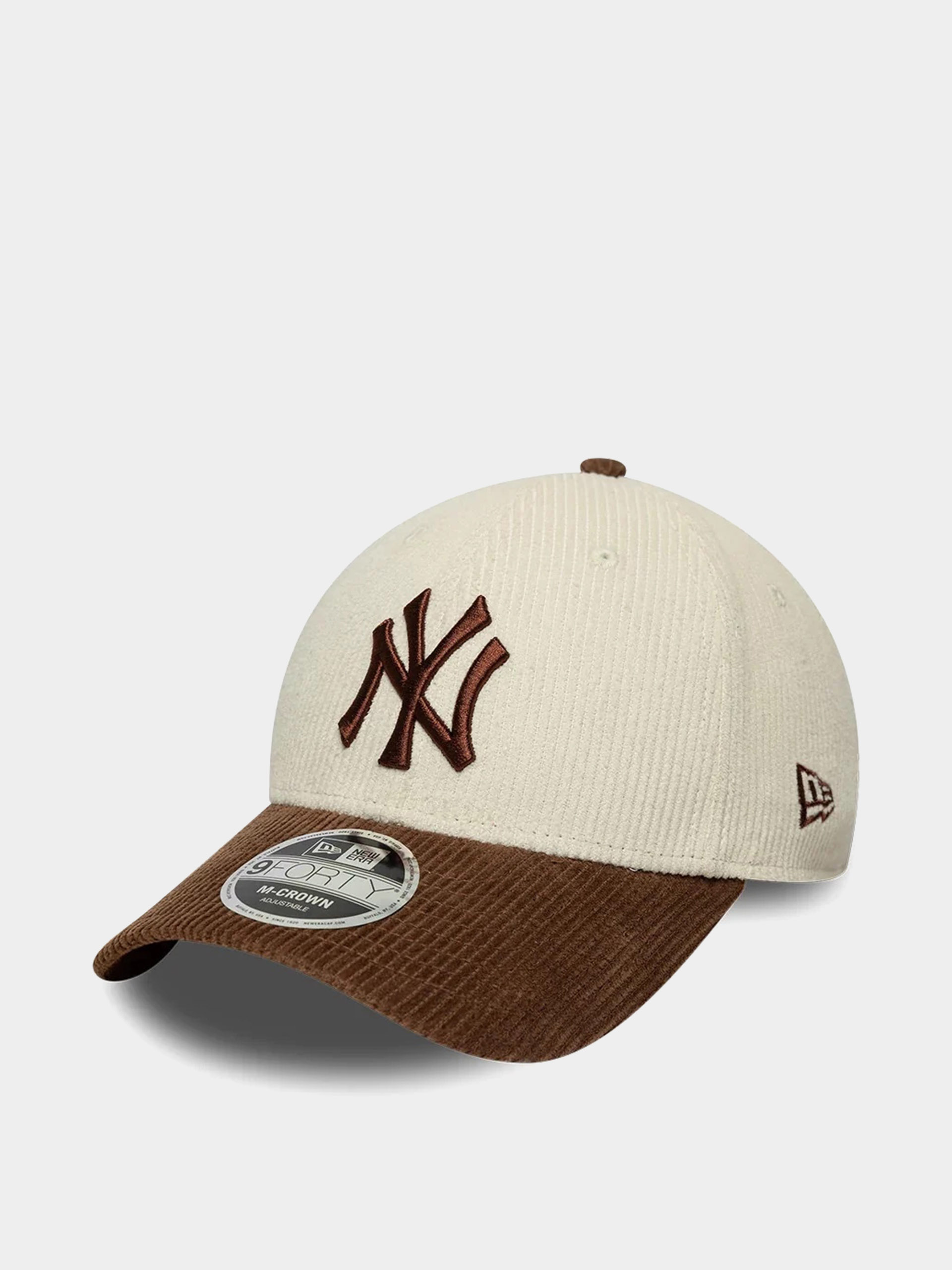 u0218apcu0103 New Era Cord 9Forty Mc New York Yankees (light cream/brown)