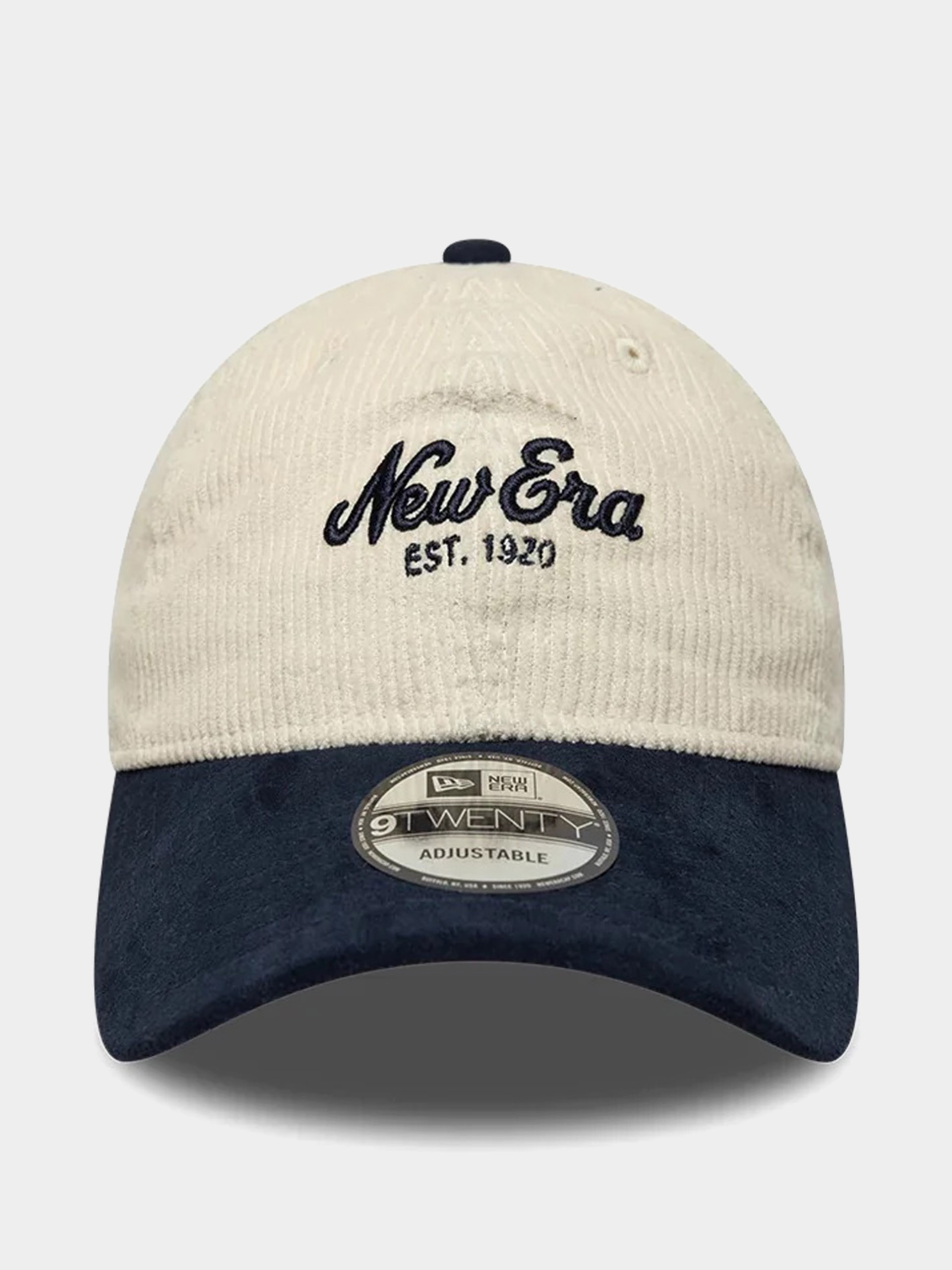 Șapcă New Era Cord Mix 9Twenty (cream/navy)