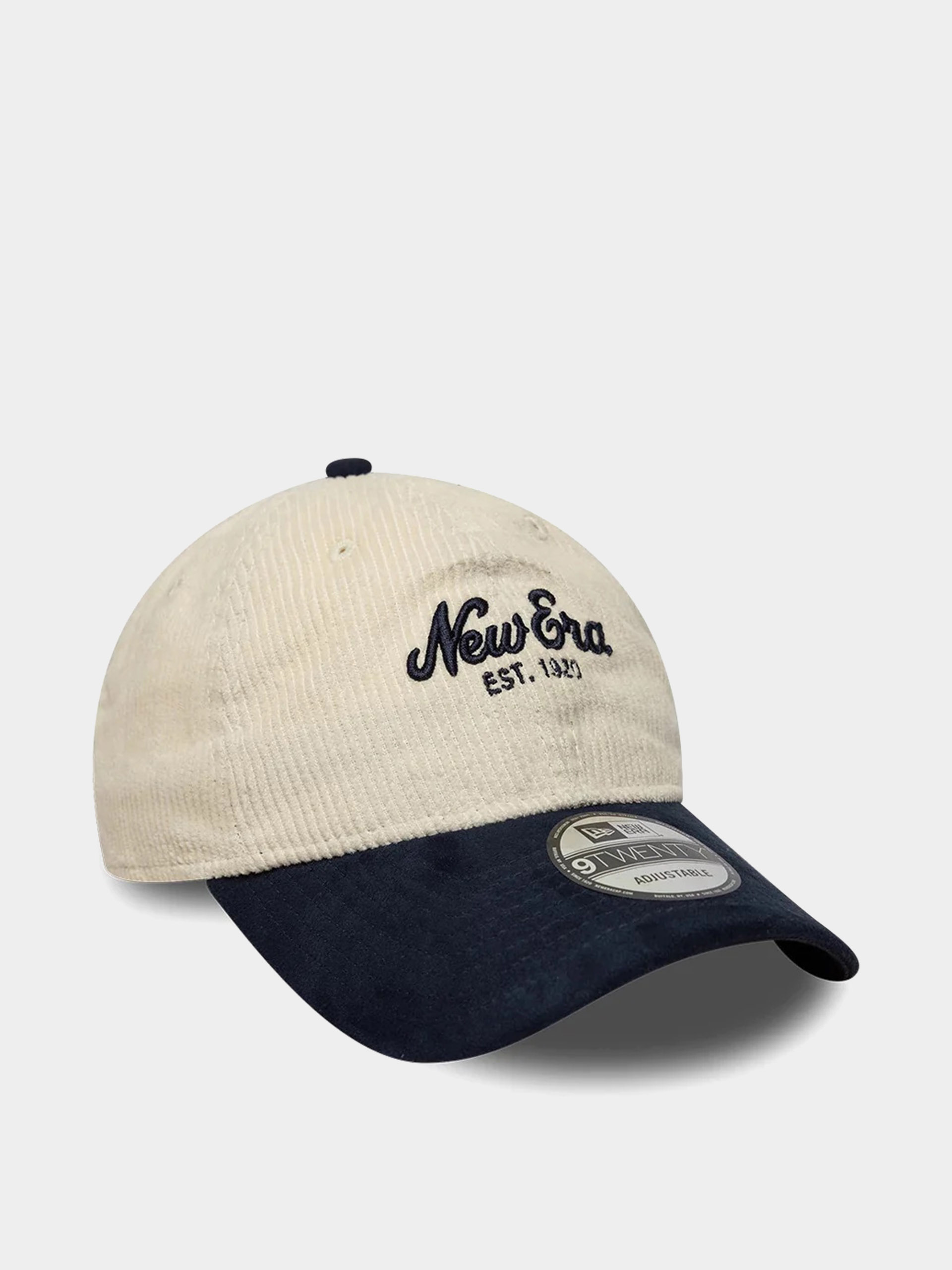 Șapcă New Era Cord Mix 9Twenty (cream/navy)