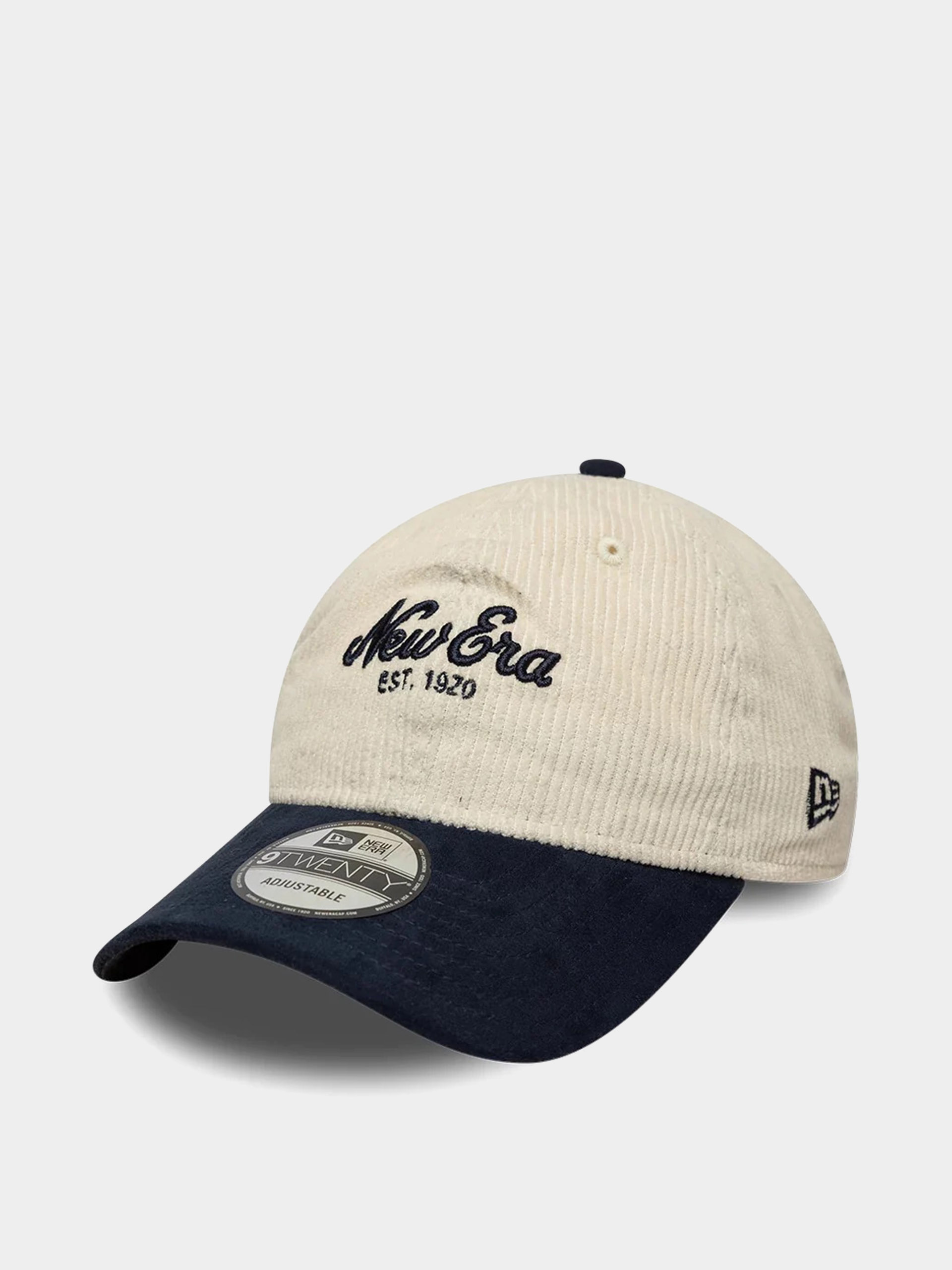 Șapcă New Era Cord Mix 9Twenty (cream/navy)