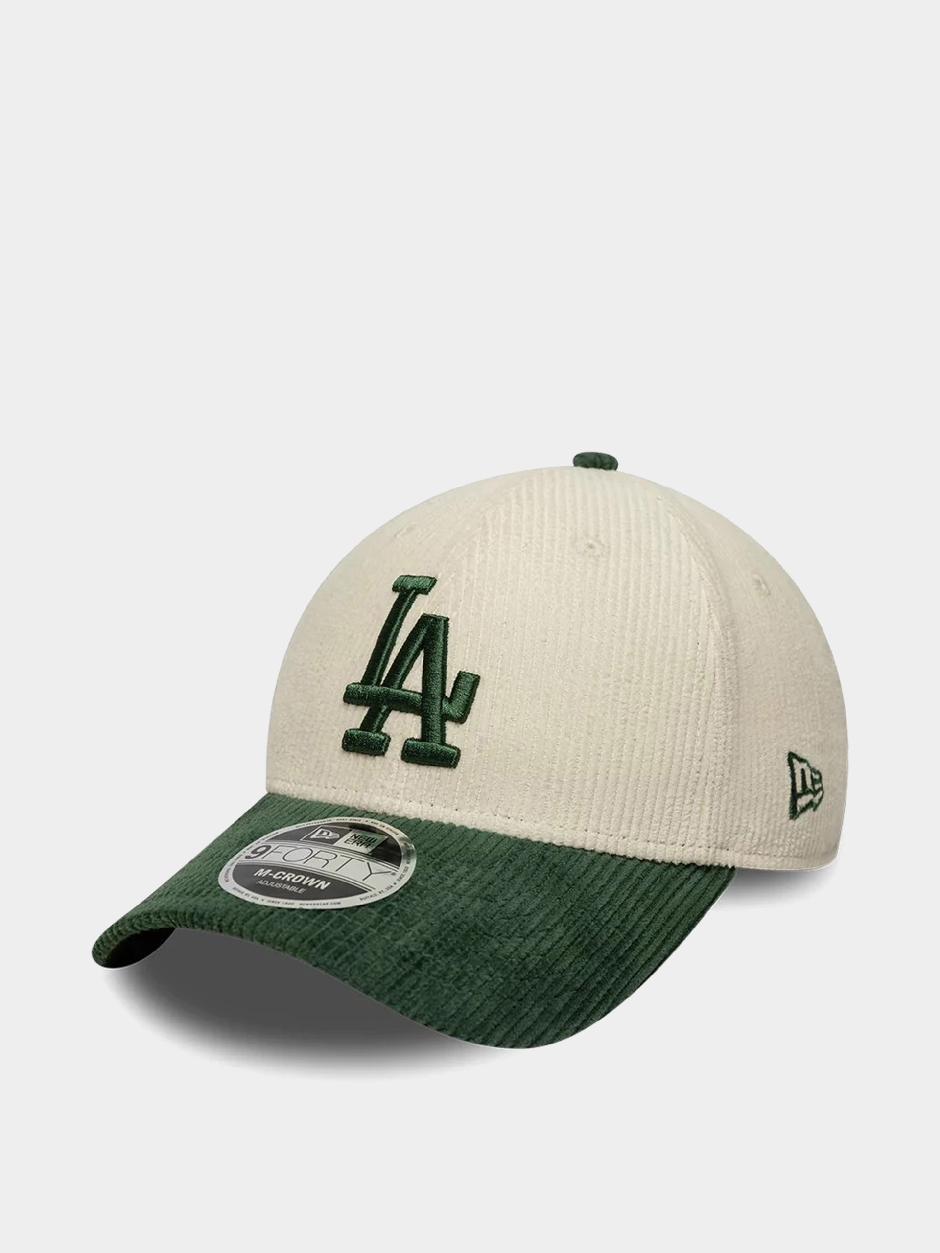 Șapcă New Era Cord 9Forty Mc Los Angeles Dodgers (light cream/green)