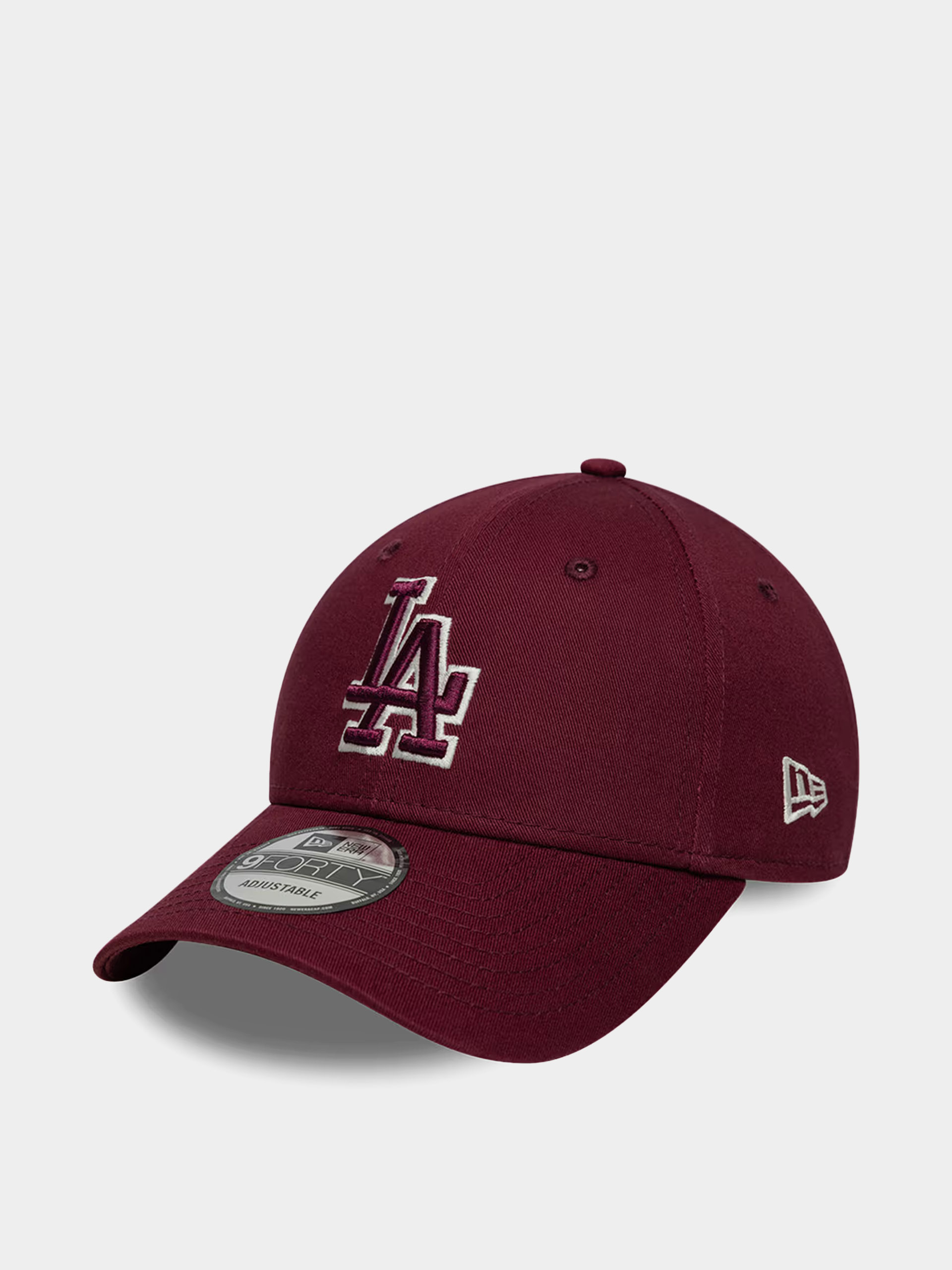 Șapcă New Era Team Outline 9Forty Los Angeles Dodgers (maroon)