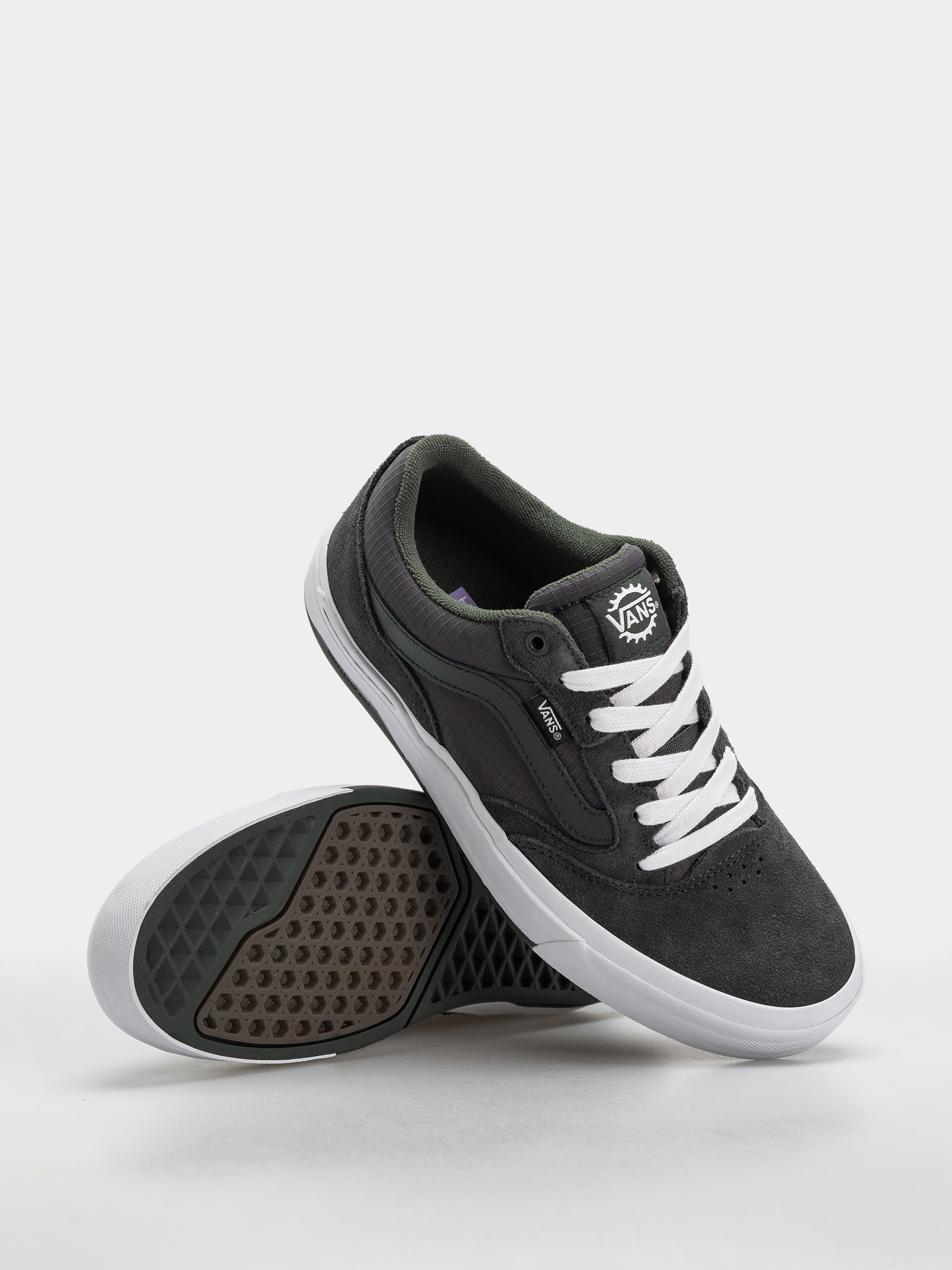 Pantofi Vans Bmx Proof Wafflecup (charcoal/green)