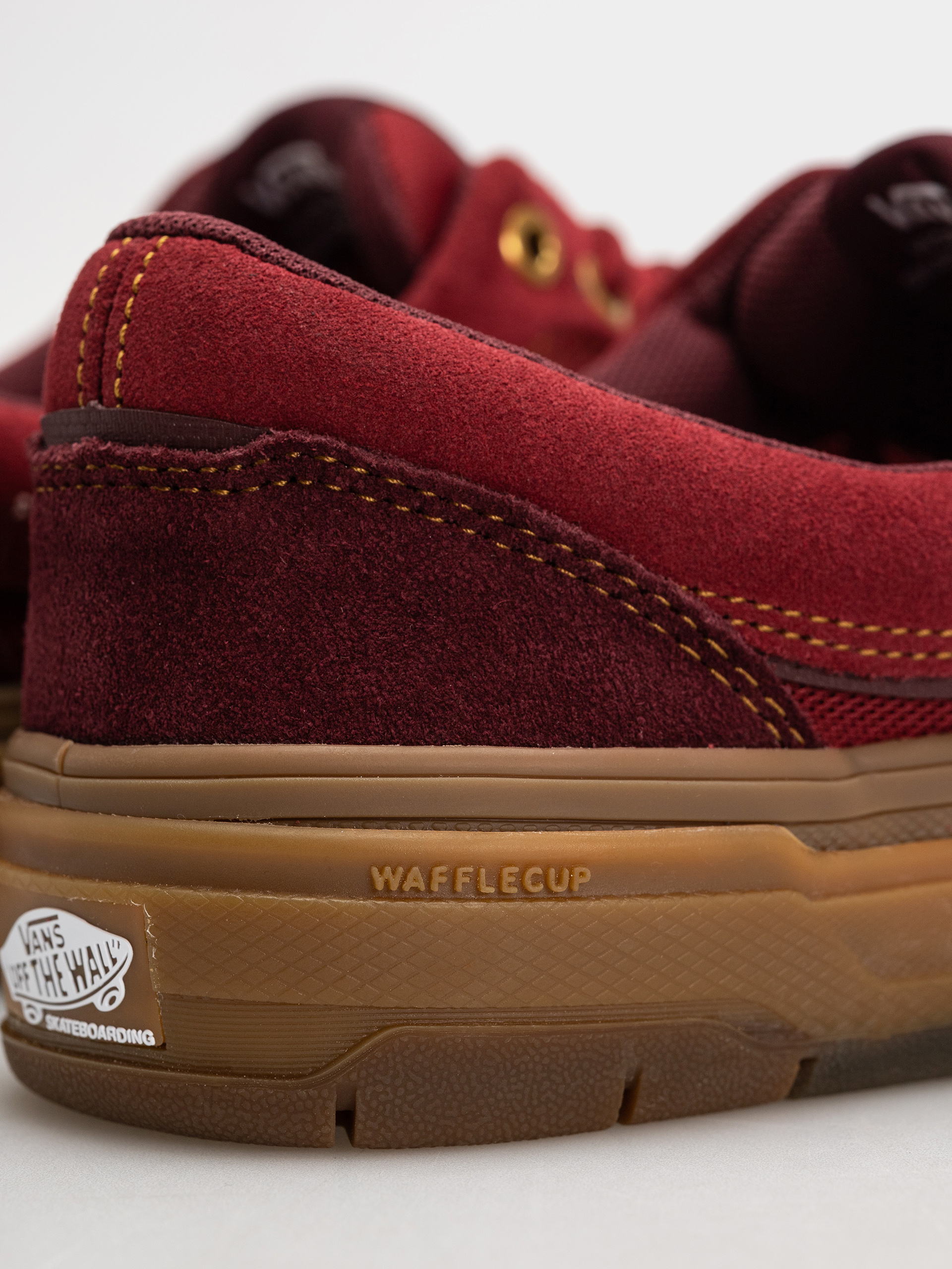 Pantofi Vans Skate Era Wafflecup (dark red/gum)