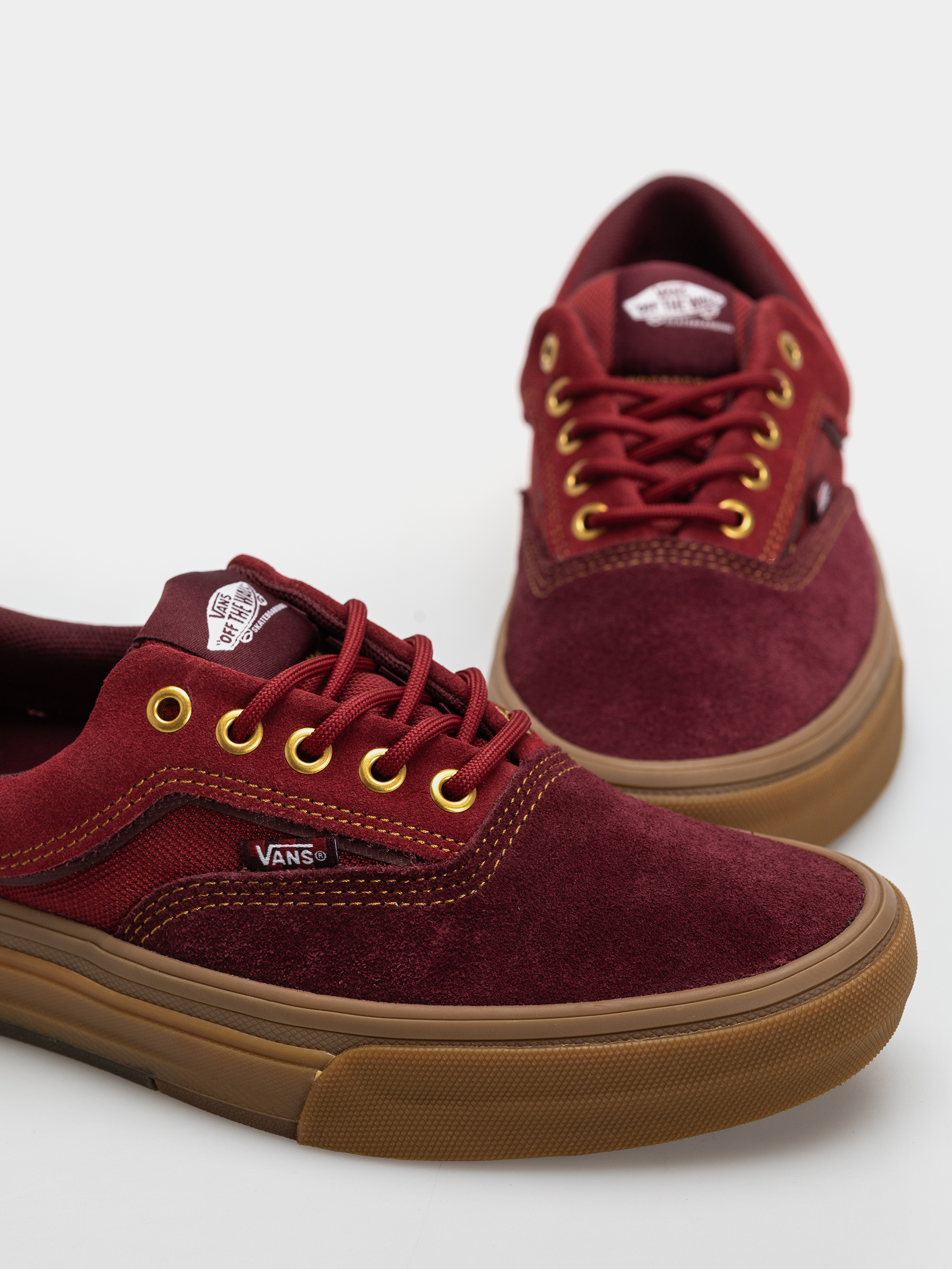 Pantofi Vans Skate Era Wafflecup (dark red/gum)