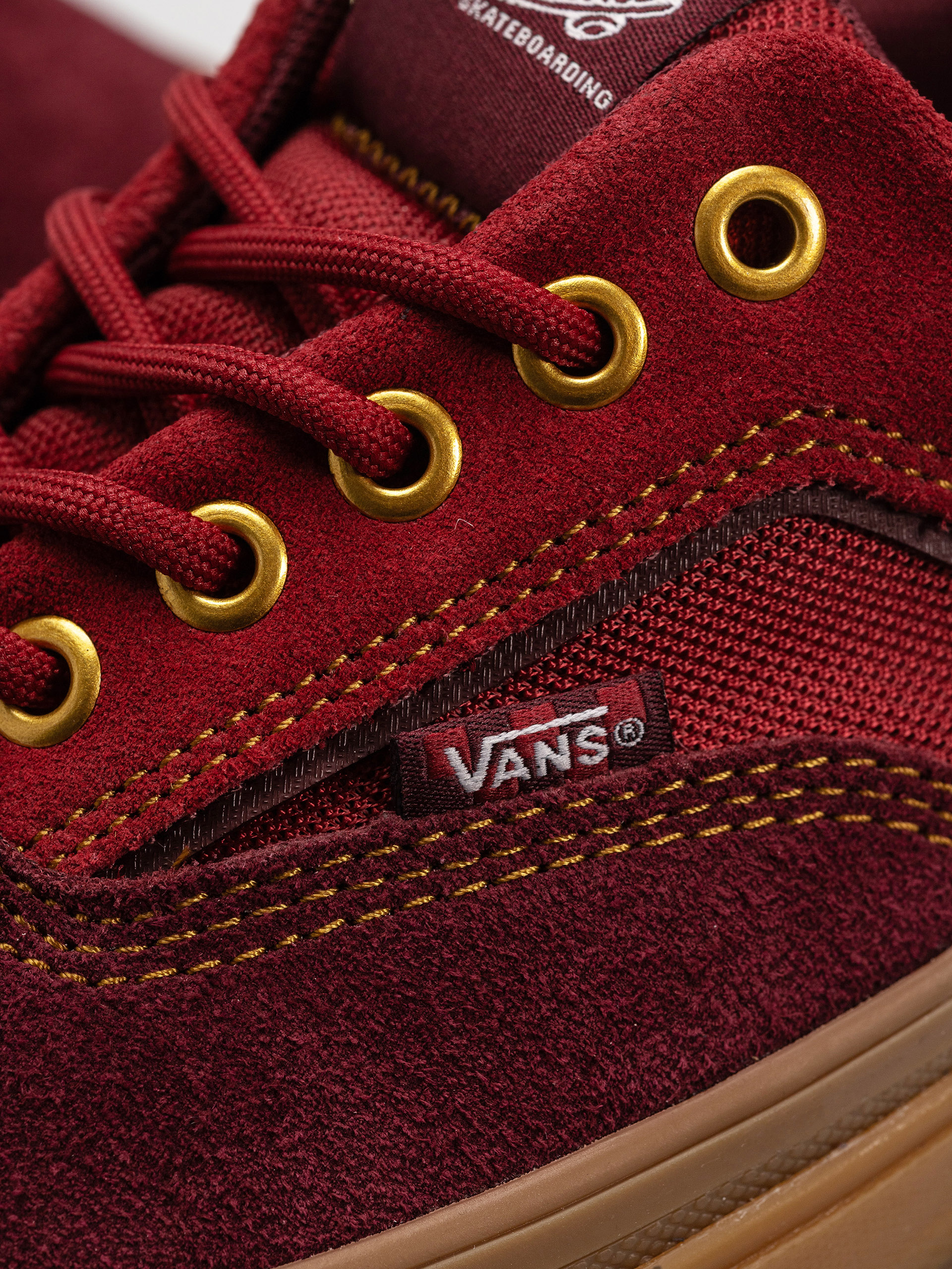 Pantofi Vans Skate Era Wafflecup (dark red/gum)