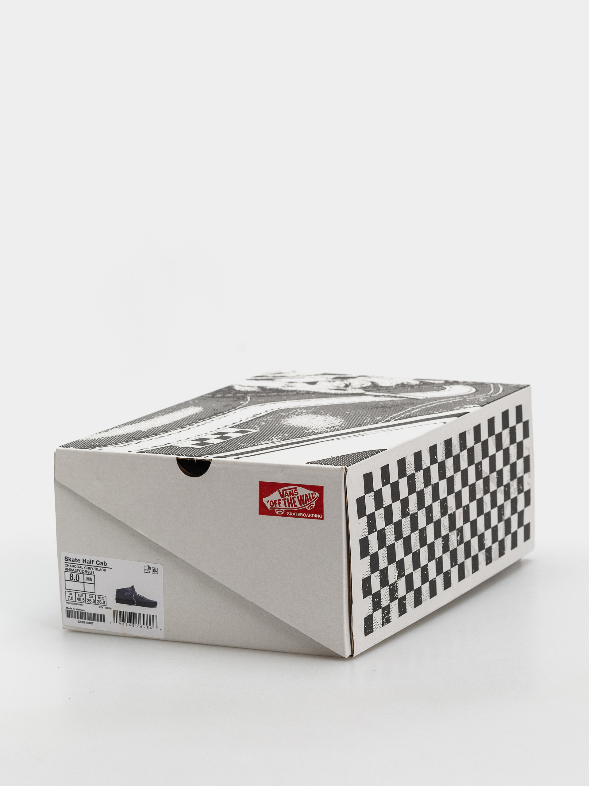 Pantofi Vans Skate Half Cab (charcoal grey/b)