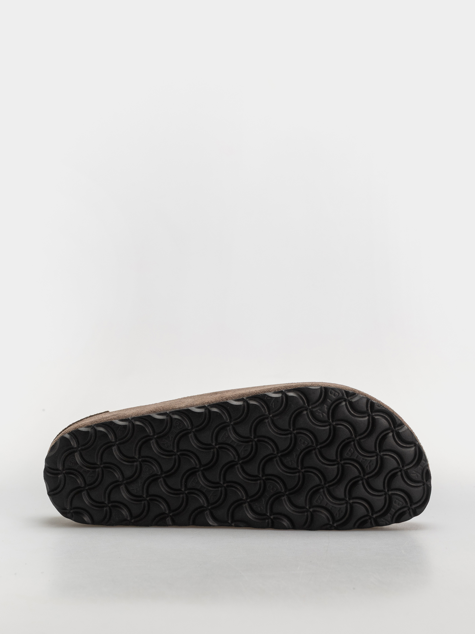 Șlapi Birkenstock Naples Wrapped Suede Leather Narrow (concrete gray)