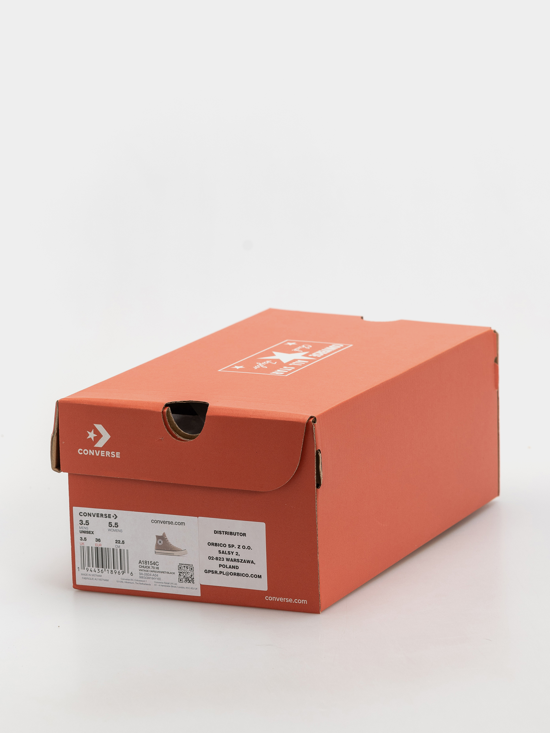 Teniși Converse Chuck 70 Hi (vintage cargo/egret/black)
