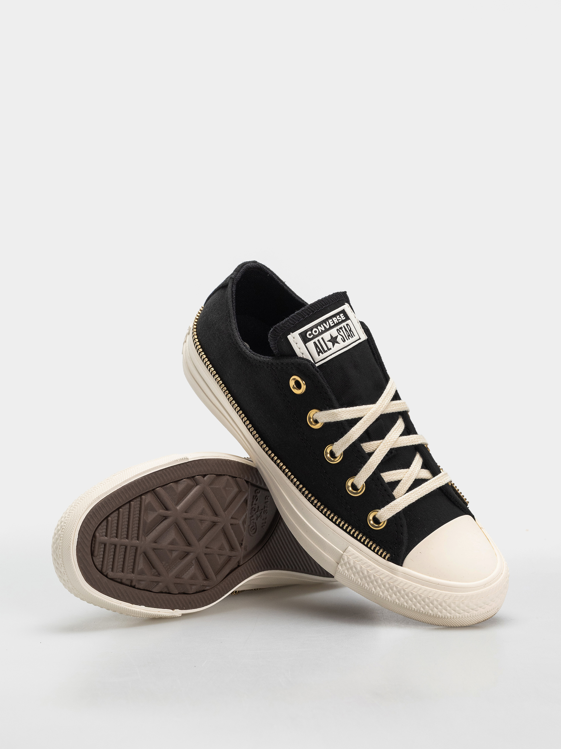 Teniși Converse Chuck Taylor All Star Ox Wmn (black/egret/gold)