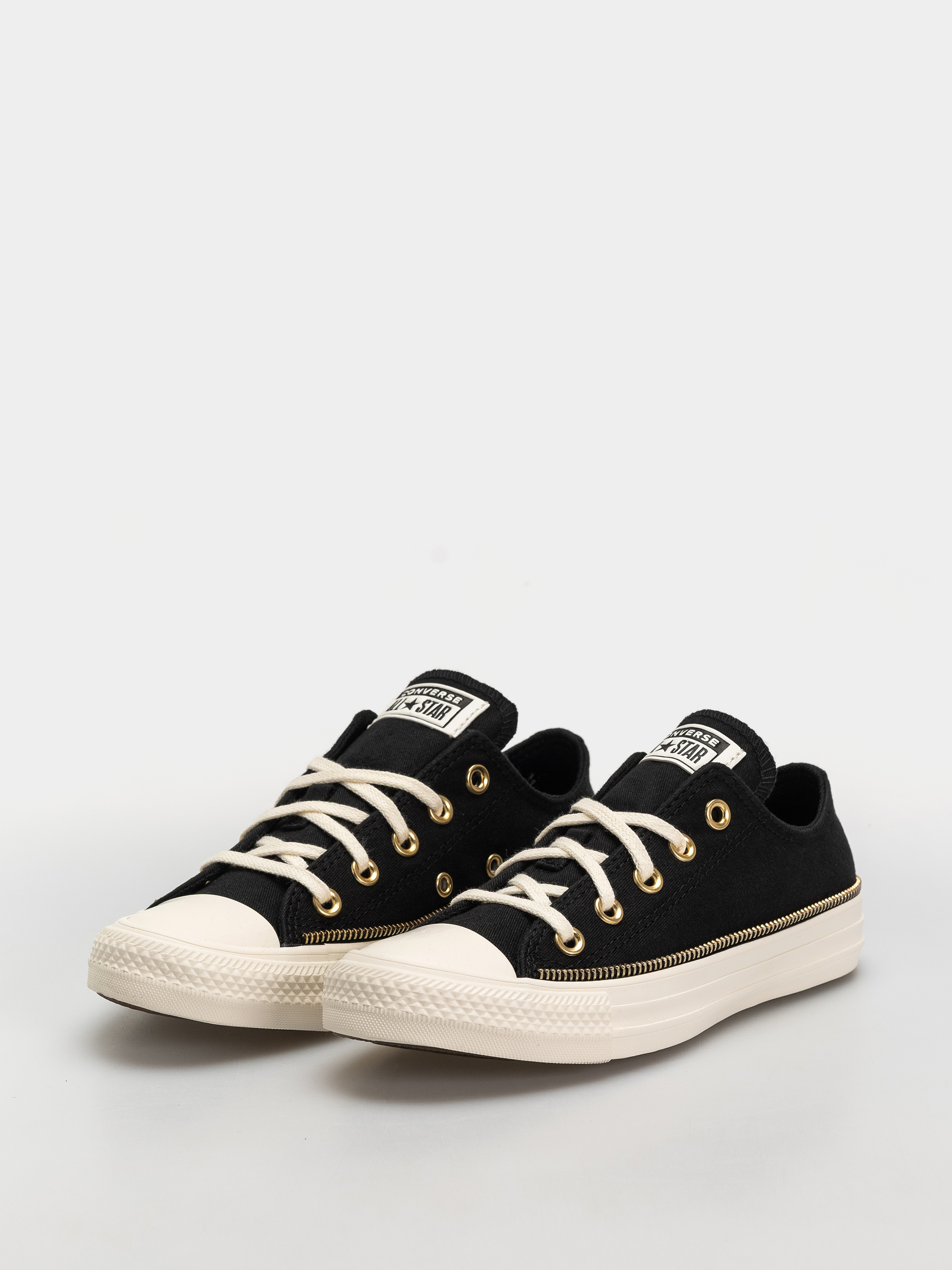 Teniși Converse Chuck Taylor All Star Ox Wmn (black/egret/gold)