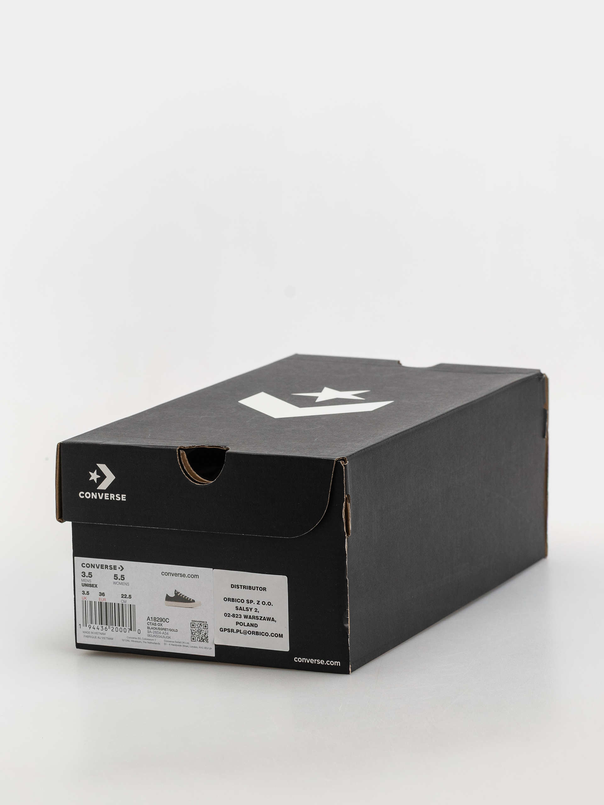 Teniși Converse Chuck Taylor All Star Ox Wmn (black/egret/gold)