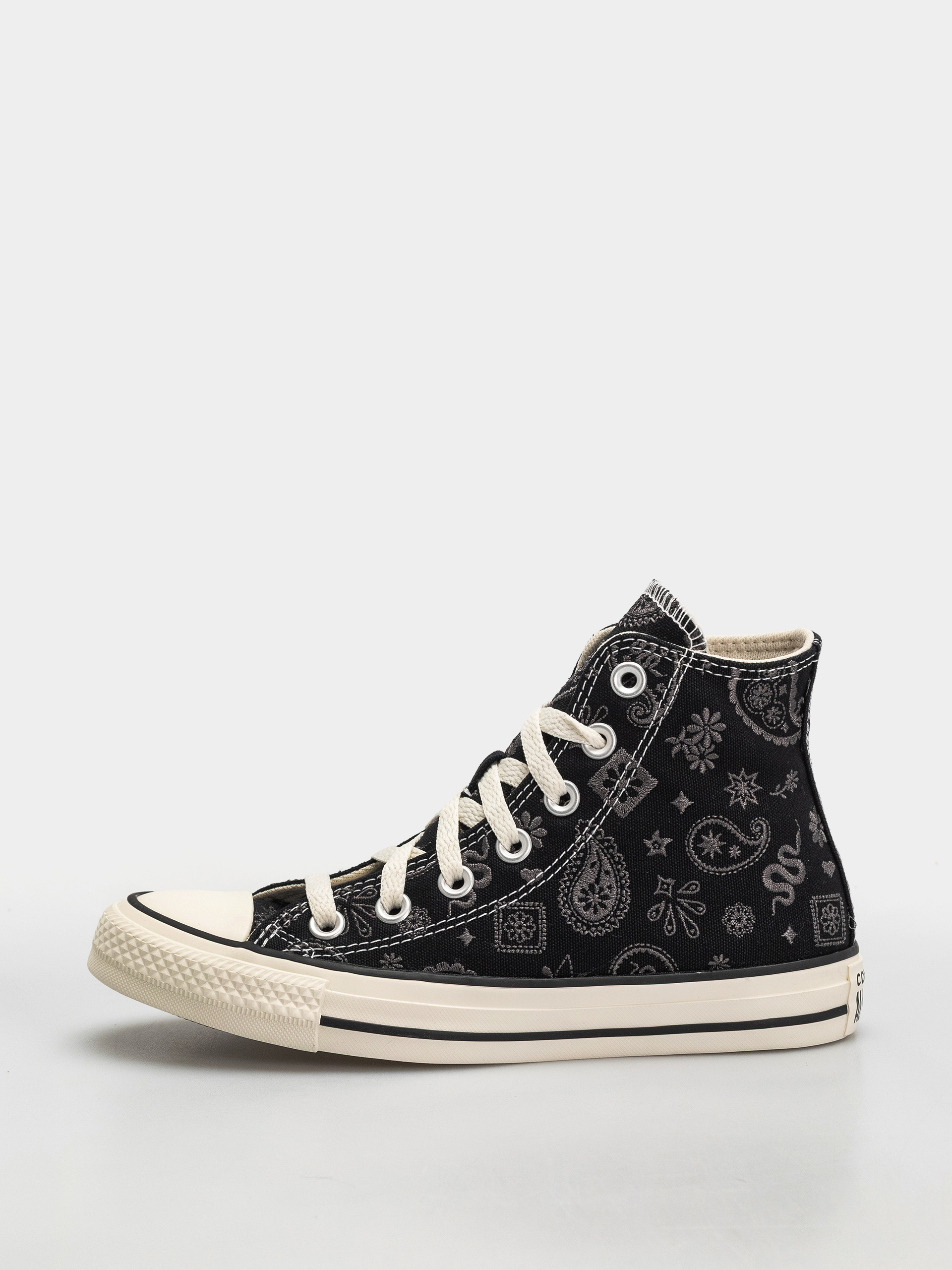 Teniși Converse Chuck Taylor All Star Hi Wmn (black/dark matter/natural ivory)