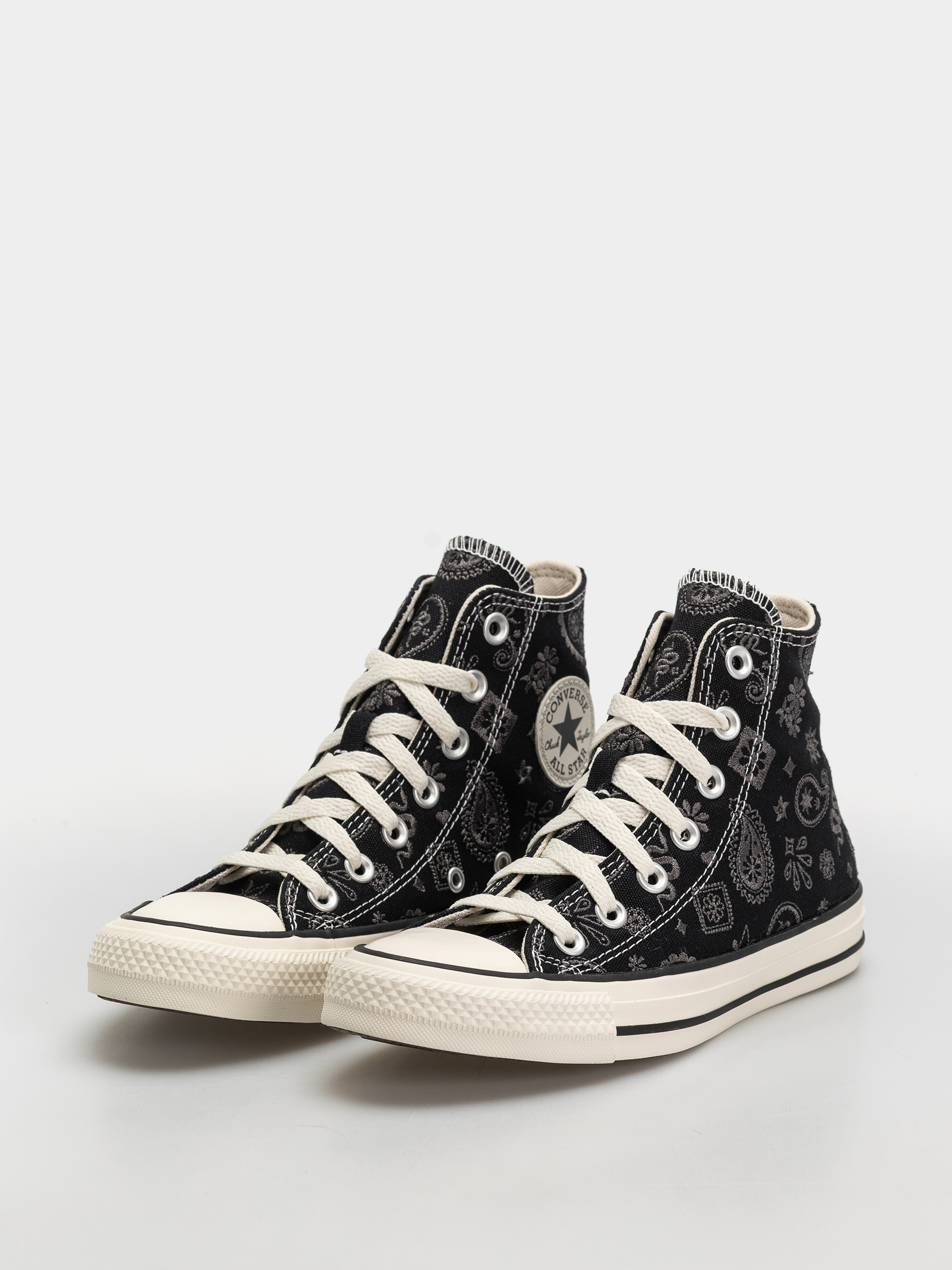 Teniși Converse Chuck Taylor All Star Hi Wmn (black/dark matter/natural ivory)
