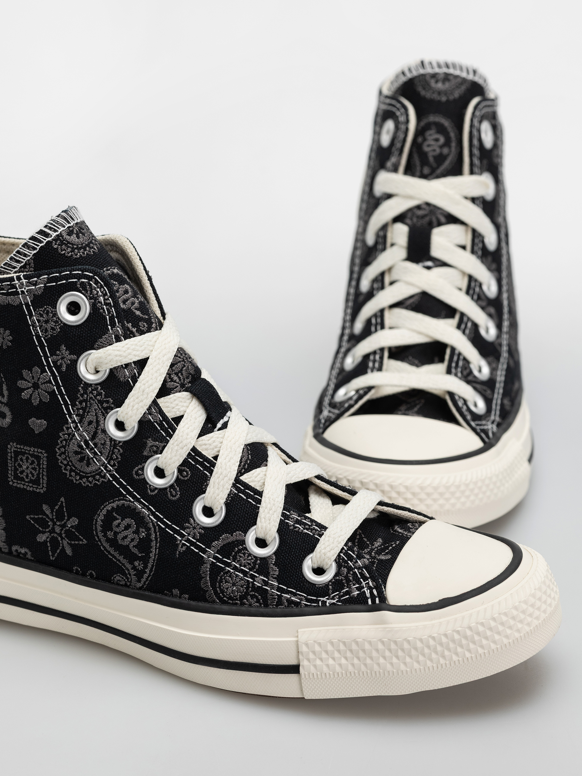 Teniși Converse Chuck Taylor All Star Hi Wmn (black/dark matter/natural ivory)