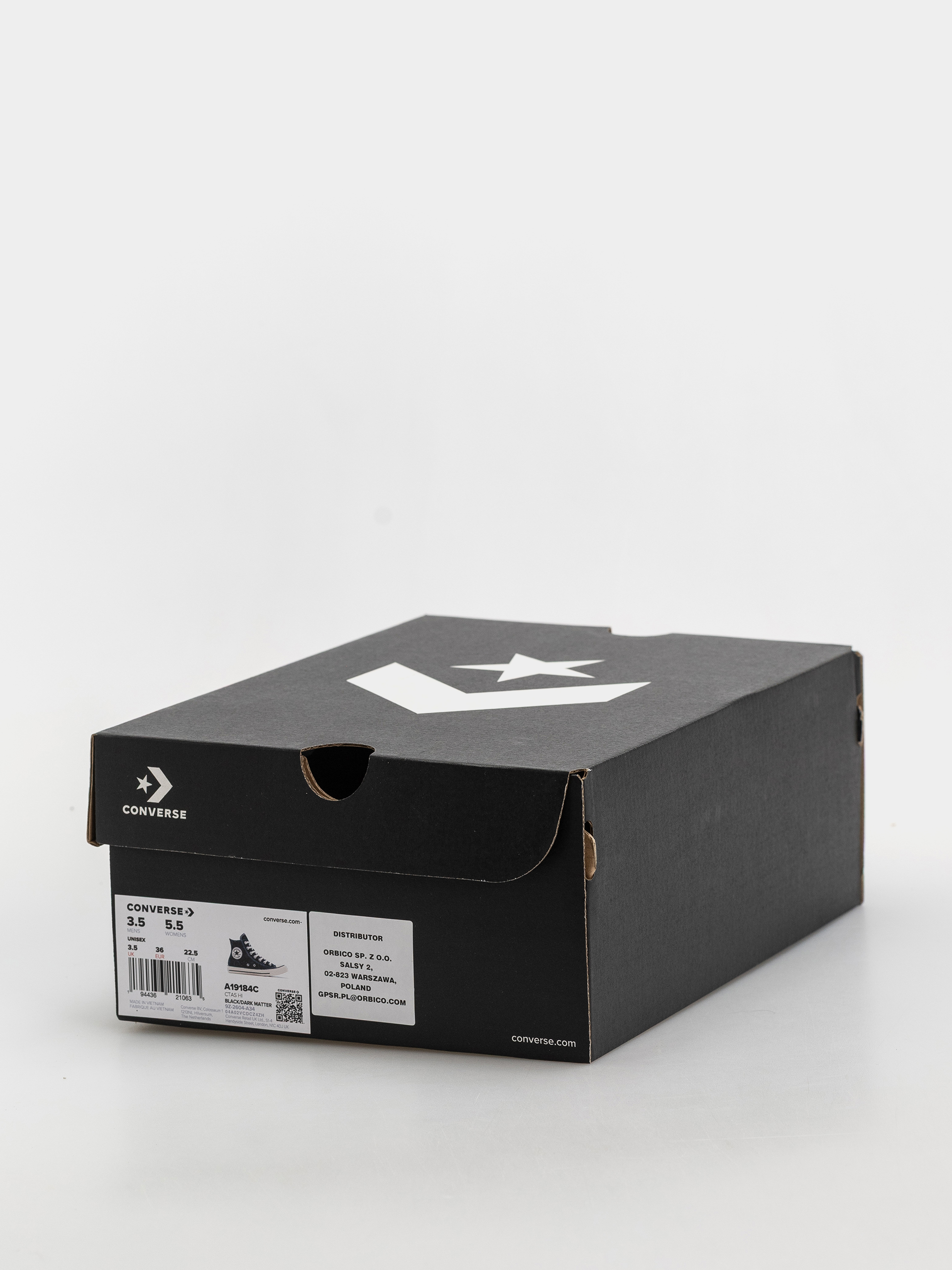 Teniși Converse Chuck Taylor All Star Hi Wmn (black/dark matter/natural ivory)
