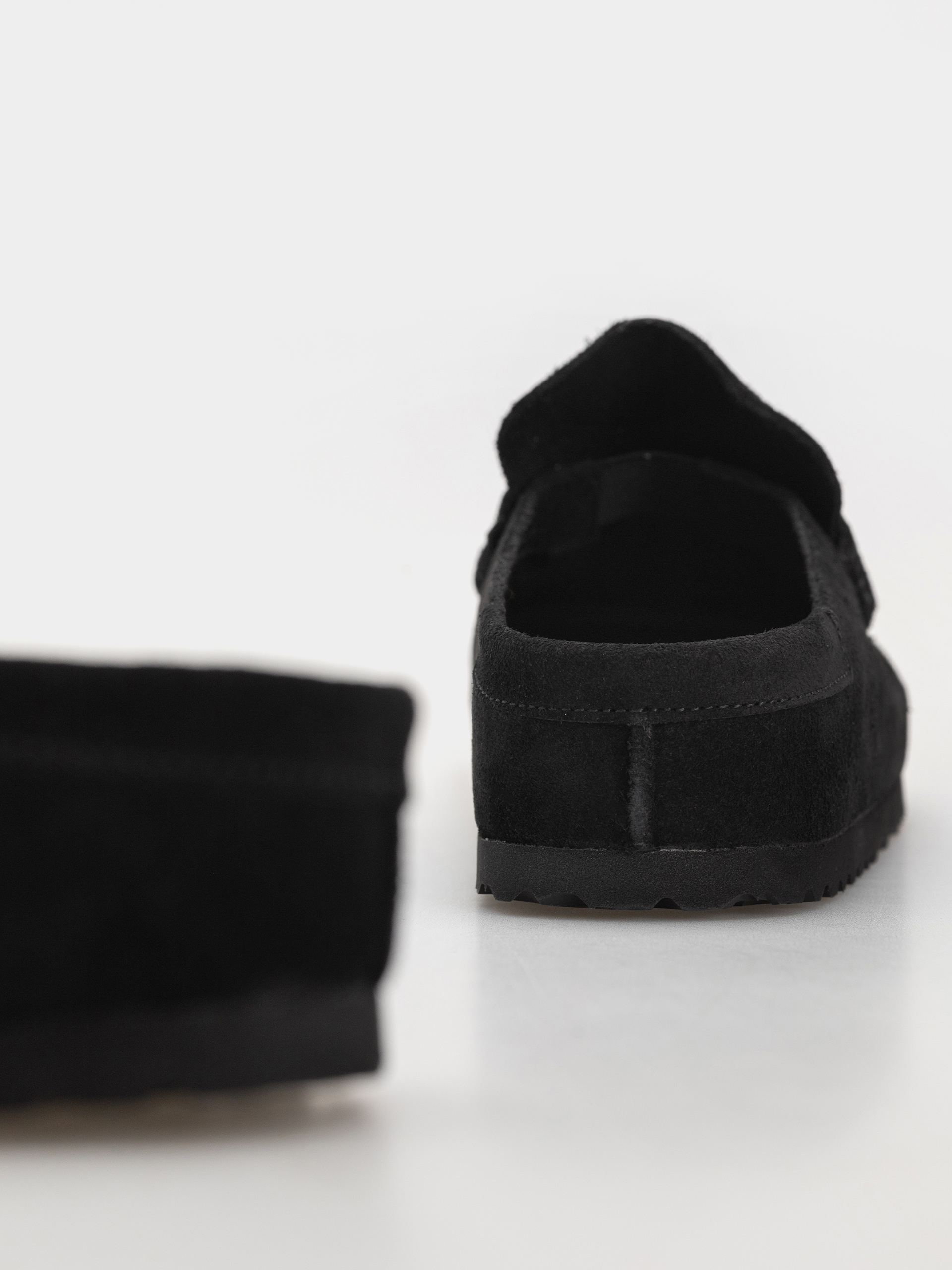 Șlapi Birkenstock Naples Wrapped Suede Leather Narrow (black)
