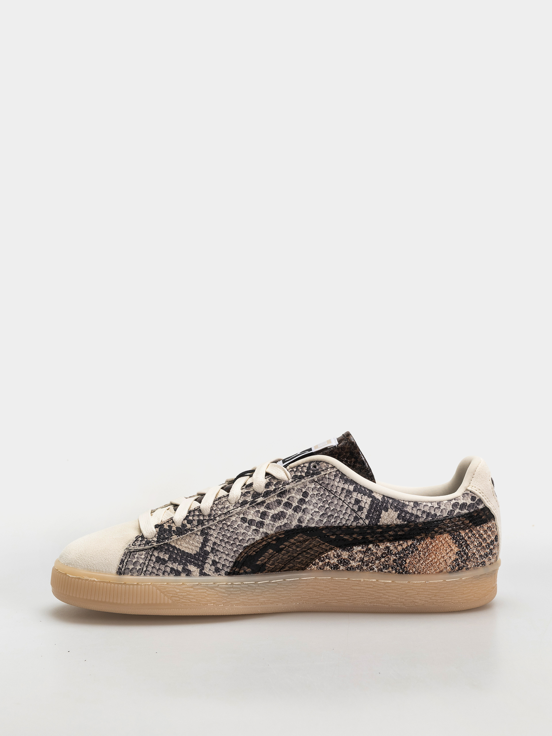 Pantofi Puma Suede Snake (frosted ivory/puma black)