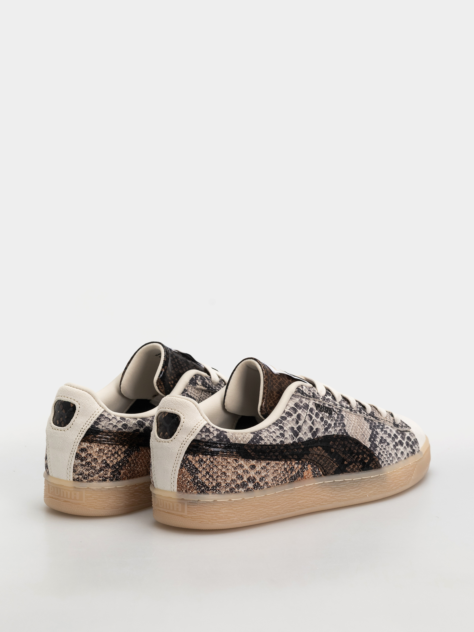 Pantofi Puma Suede Snake (frosted ivory/puma black)