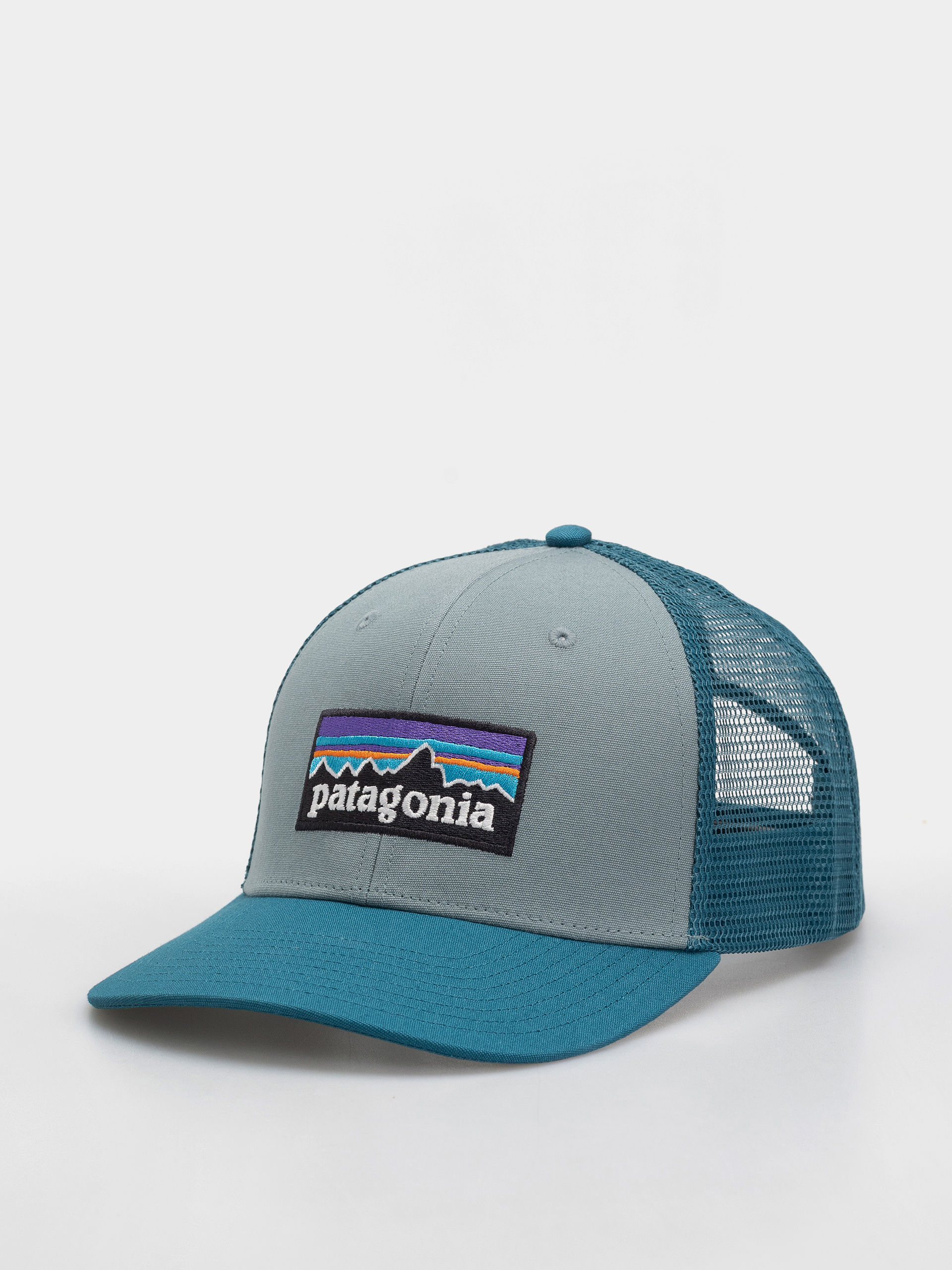 Șapcă Patagonia P 6 Logo Trucker (blue sage)