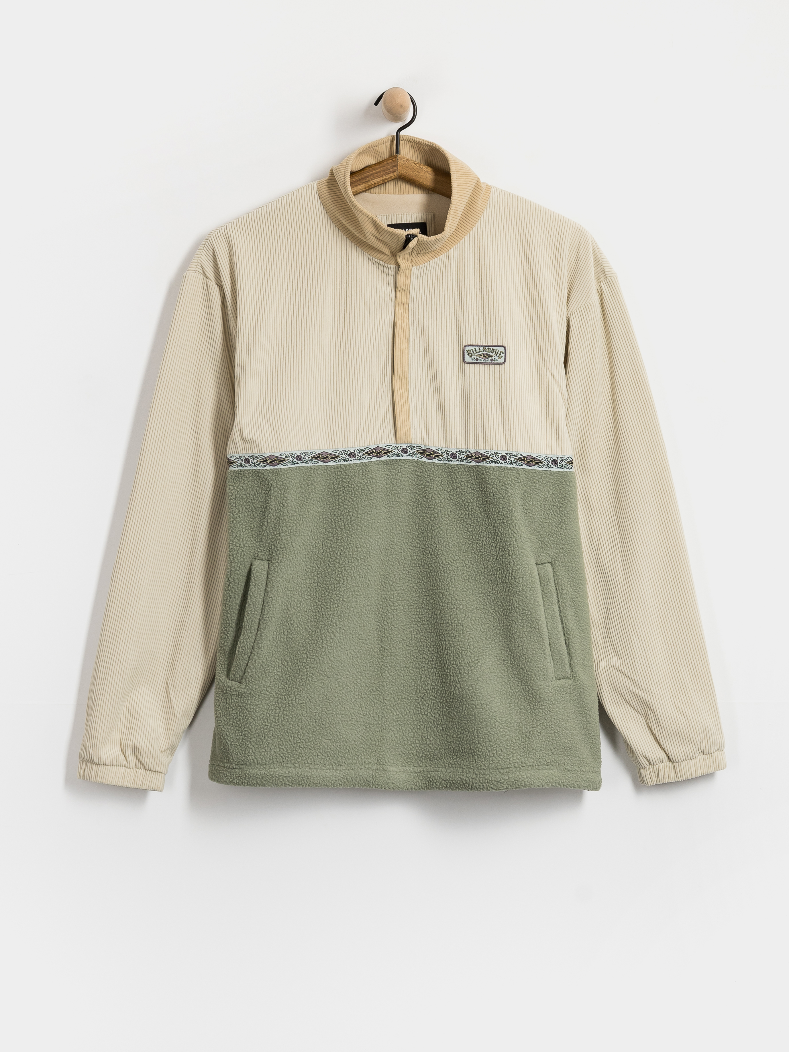Hanorac din fleece Billabong Space Lobster (khaki)
