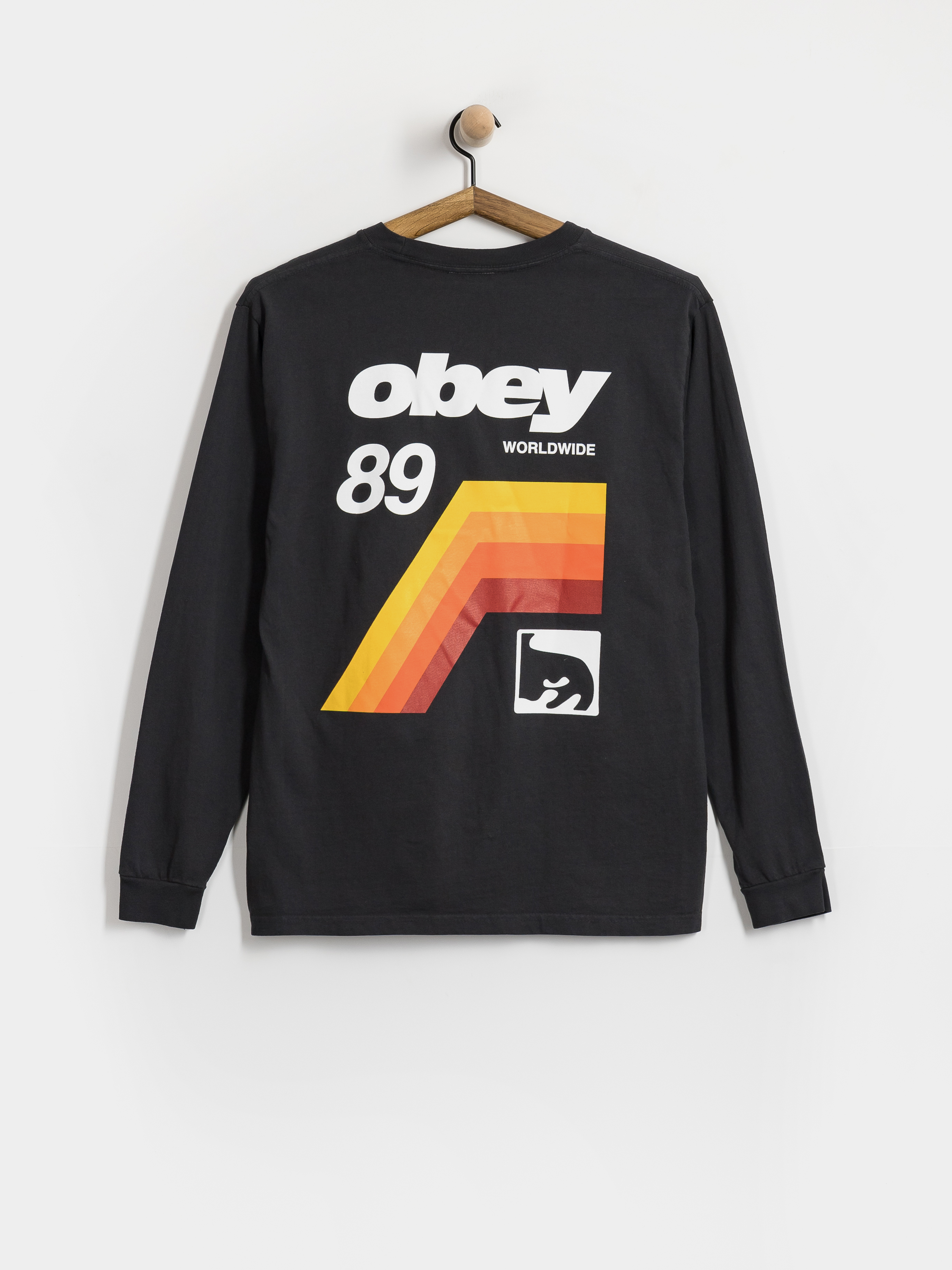 Longsleeve OBEY Vhs (pigment true vintage black)