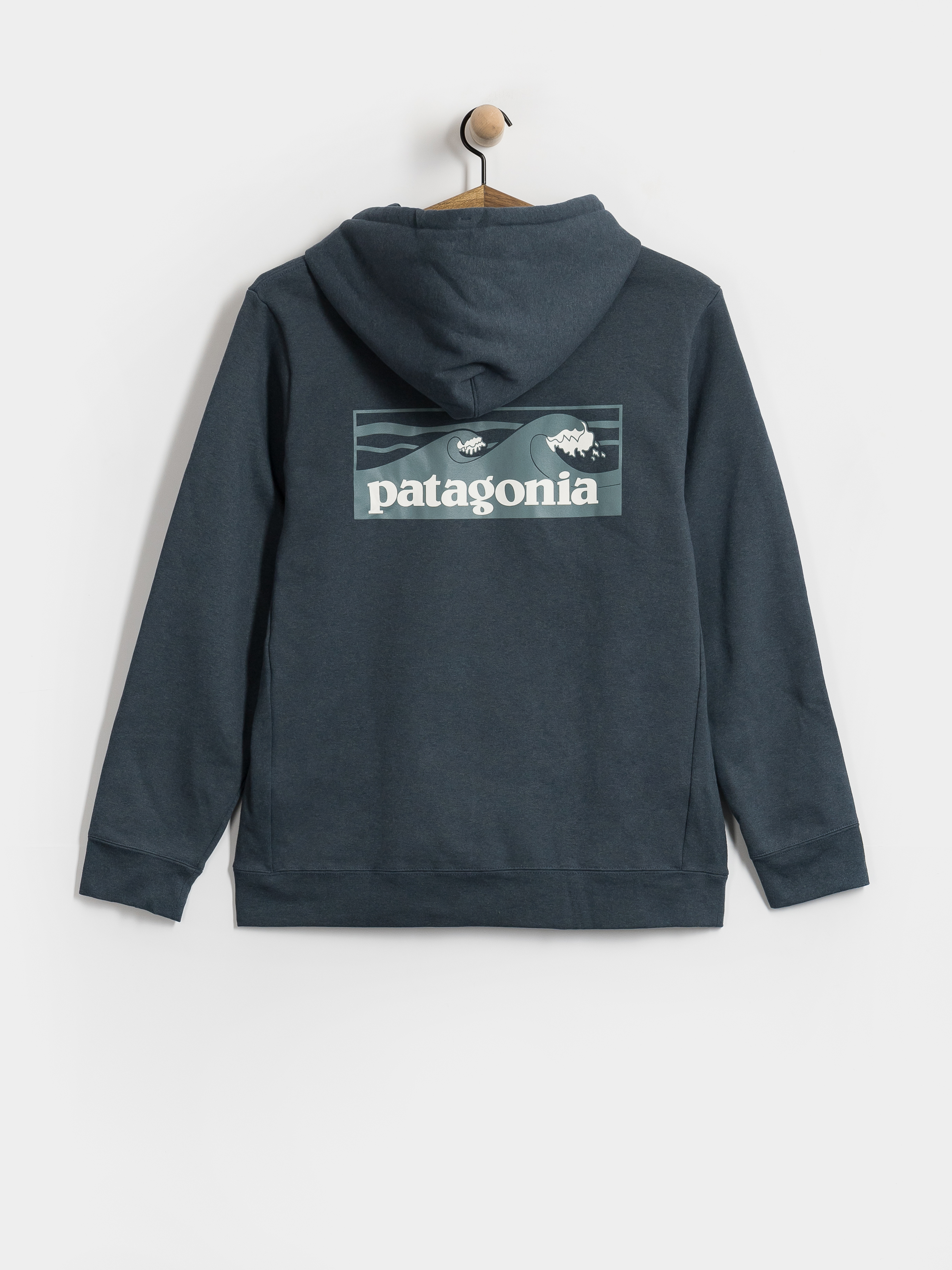 Hanorac cu glugă Patagonia Boardshort Logo Uprisal HD (summit blue)
