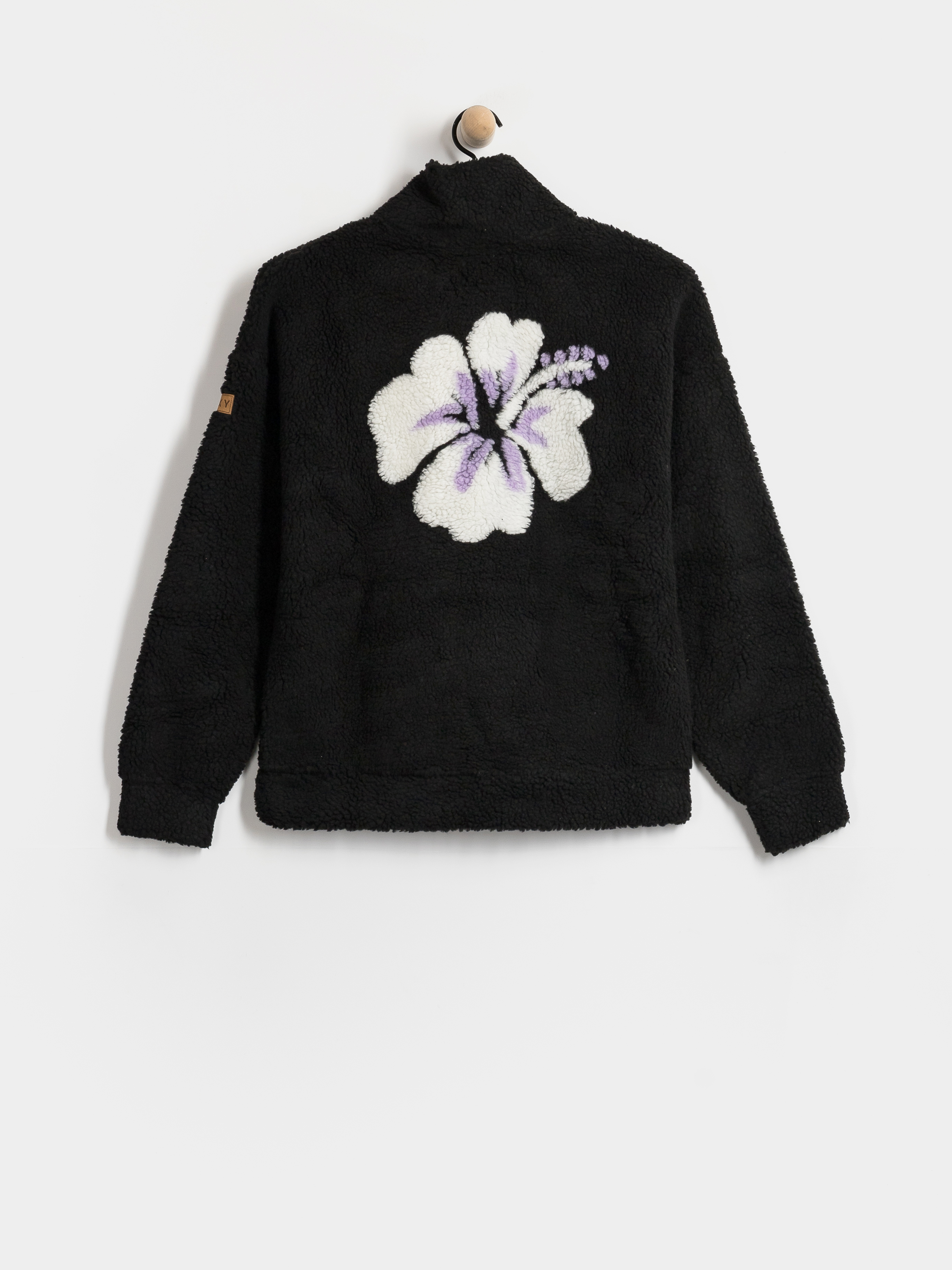 Pentru femei Hanorac din fleece Roxy Live Out Loud Art (anthracite)