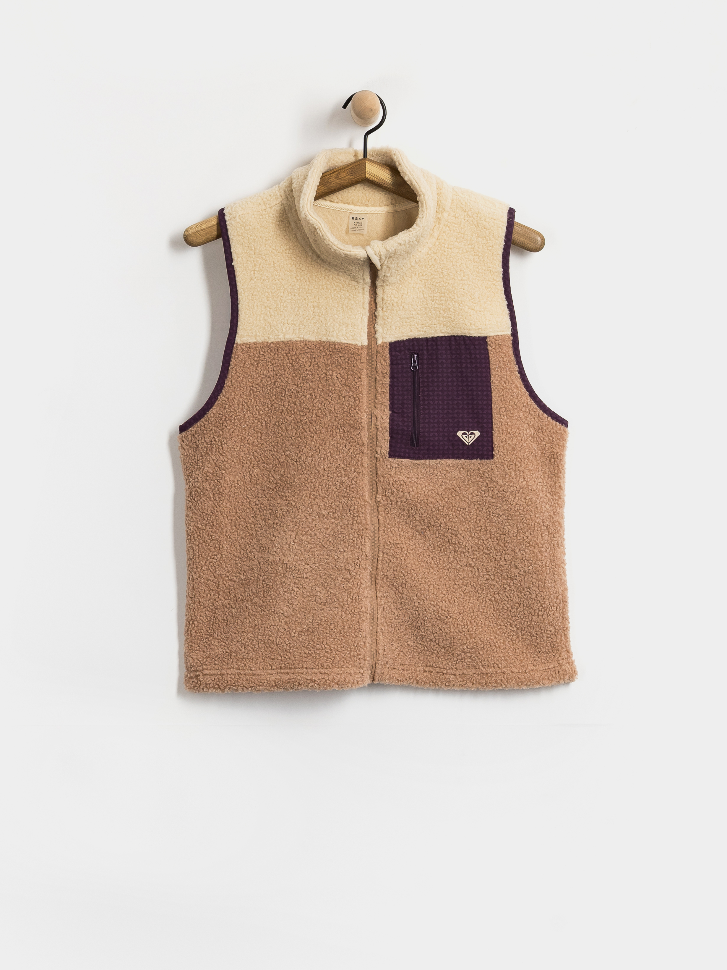 Vestă Roxy Boundless Spirit 2 Wmn (cafe au lait)