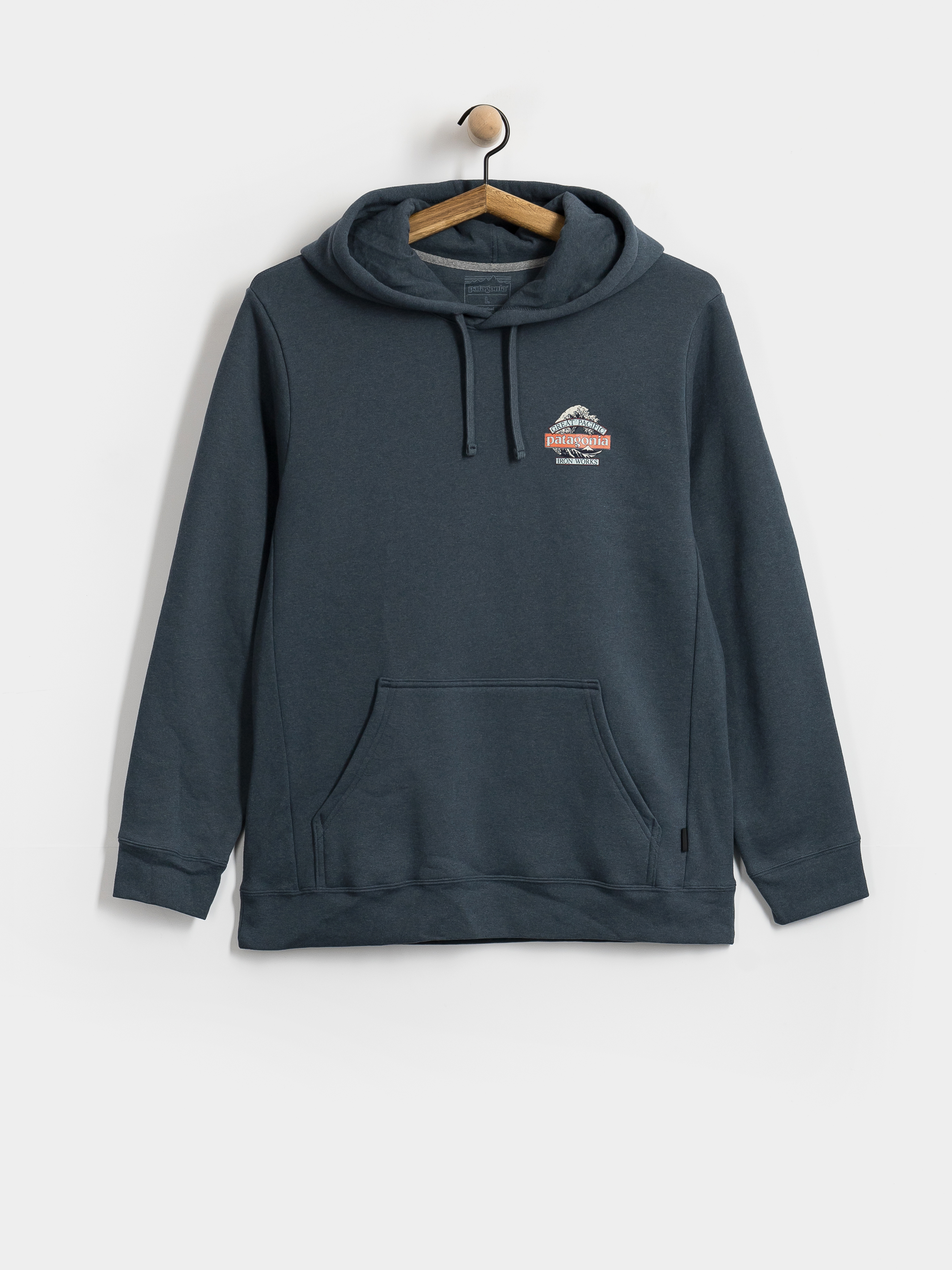 Hanorac cu glugă Patagonia Great Waves Uprisal HD (summit blue)