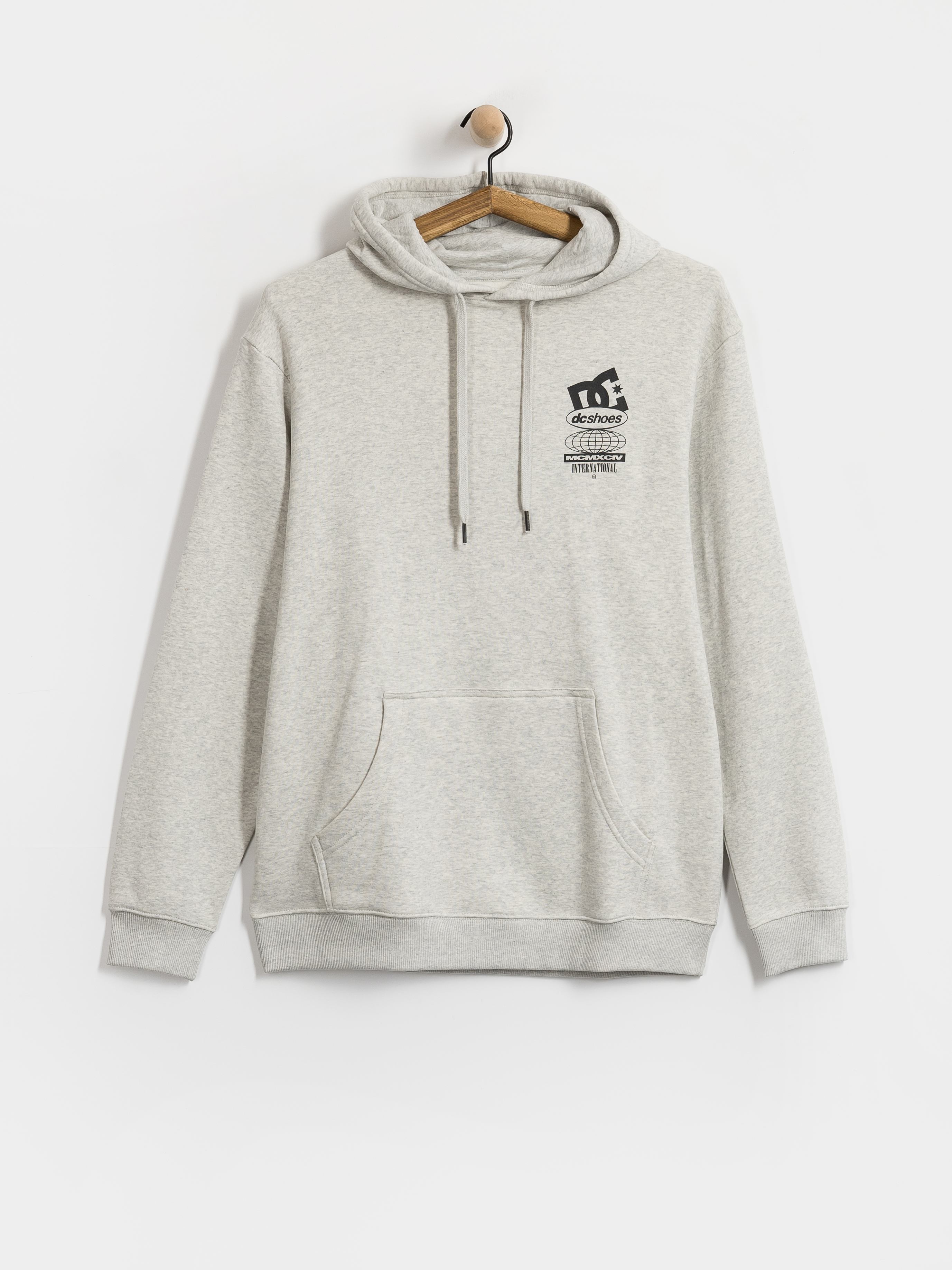 Hanorac cu glugă DC Sport Stack HD (light heather grey)