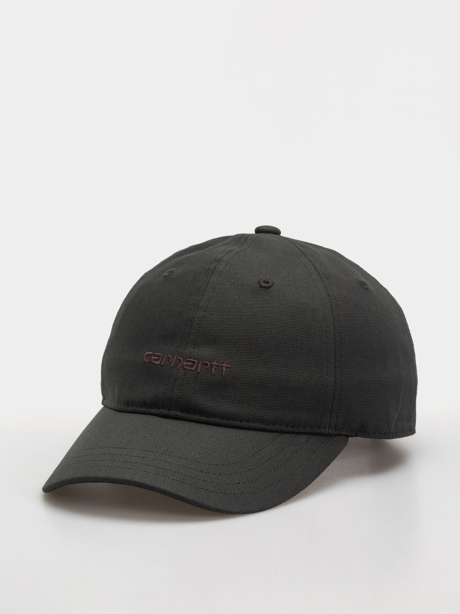 Șapcă Carhartt WIP Canvas Script (dark scarab/palisander)