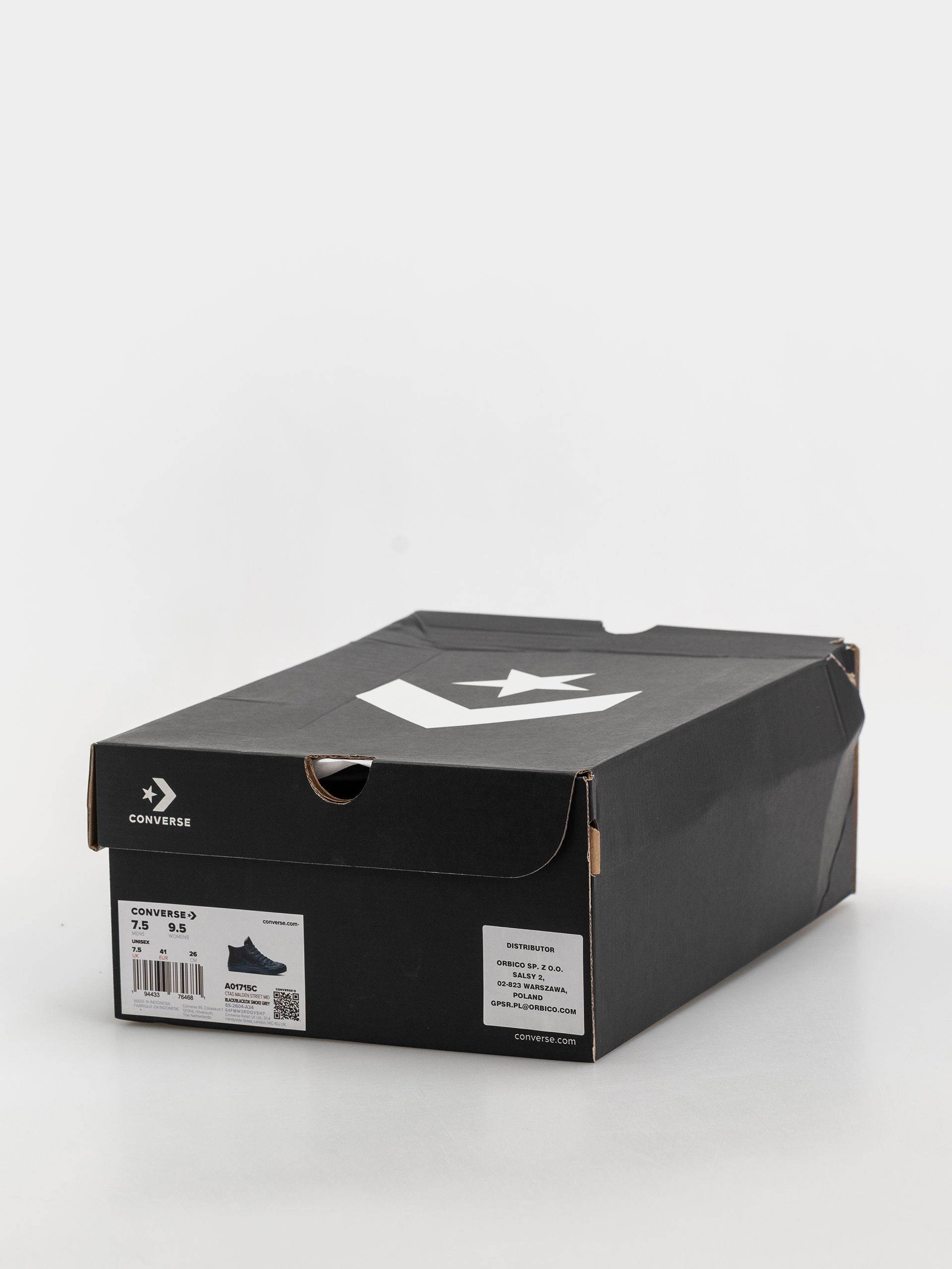 Pantofi Converse Chuck Taylor All Star Malden Street Mid (black/black)