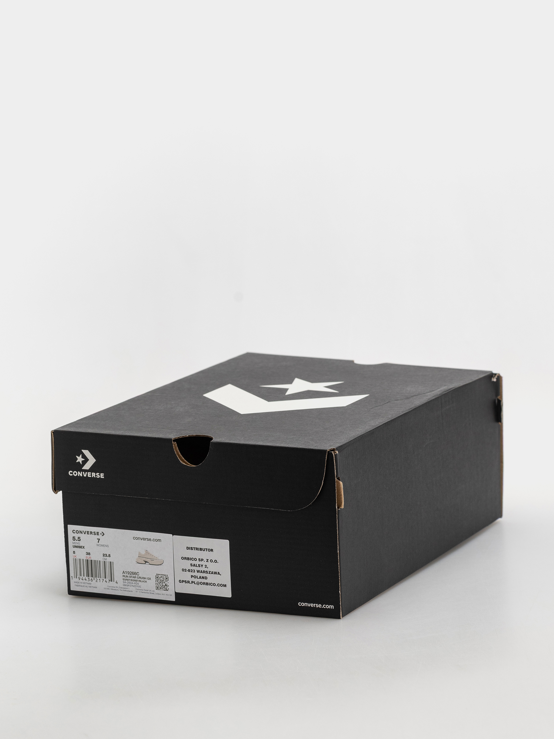 Pantofi Converse Run Star Crush Ox Wmn (egret/egret/black)
