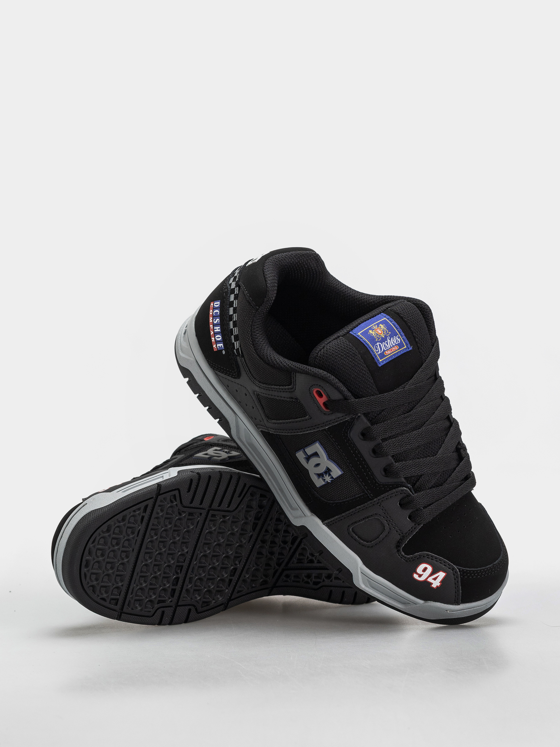 Pantofi DC Stag (black/grey/blue)