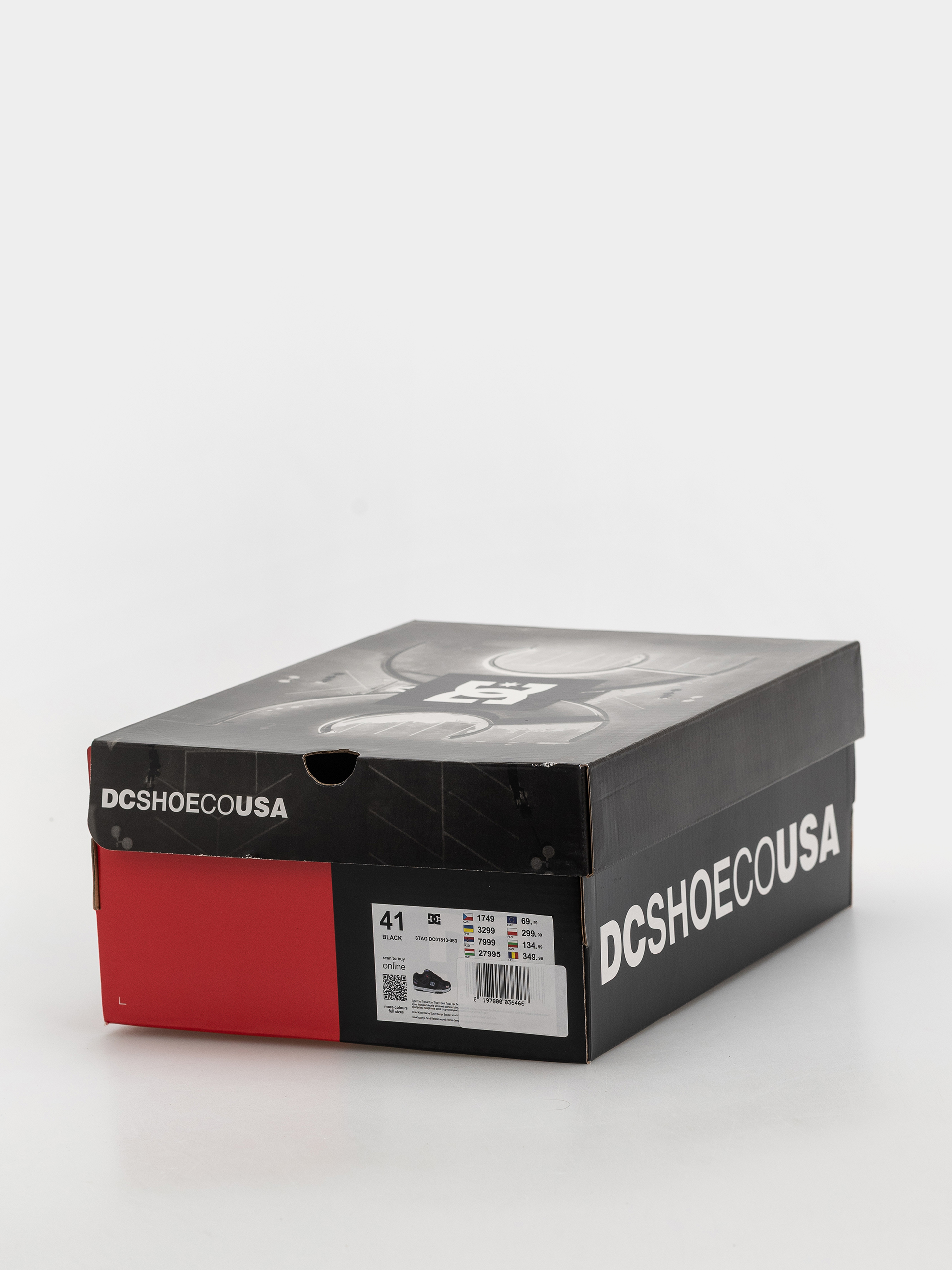 Pantofi DC Stag (black/grey/blue)