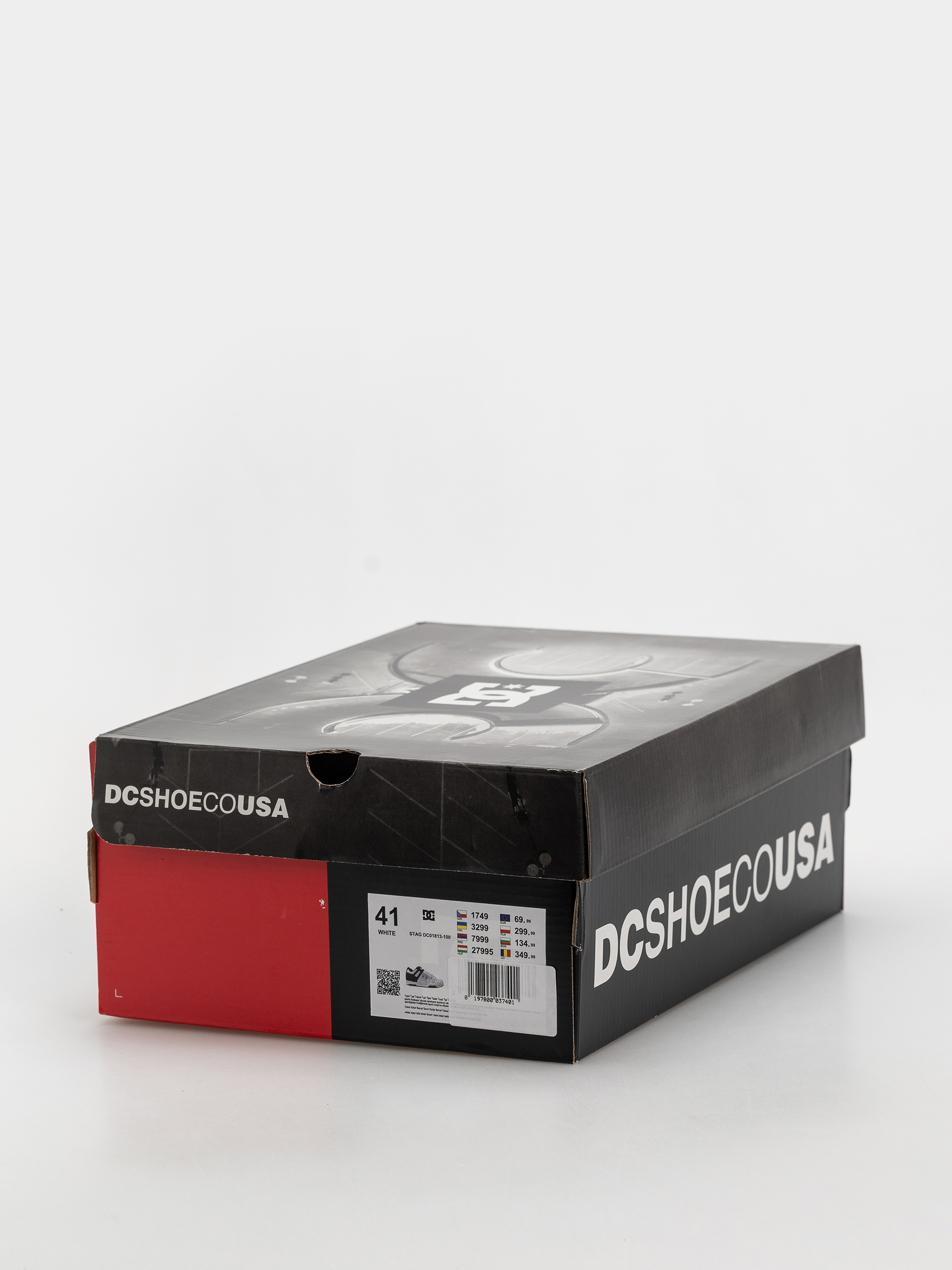 Pantofi DC Stag (white/black/blue)