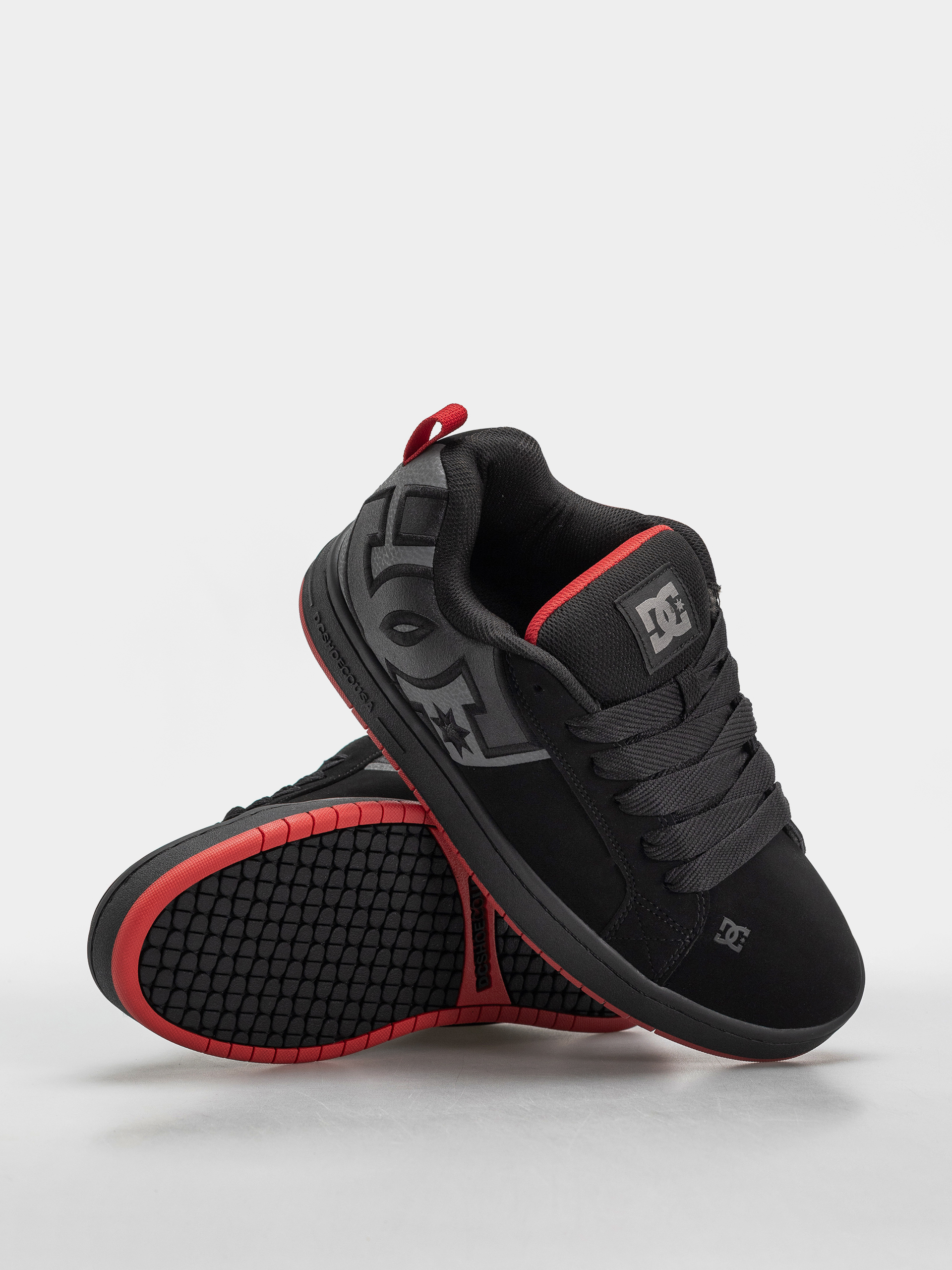 Pantofi DC Court Graffik (black/grey/red)