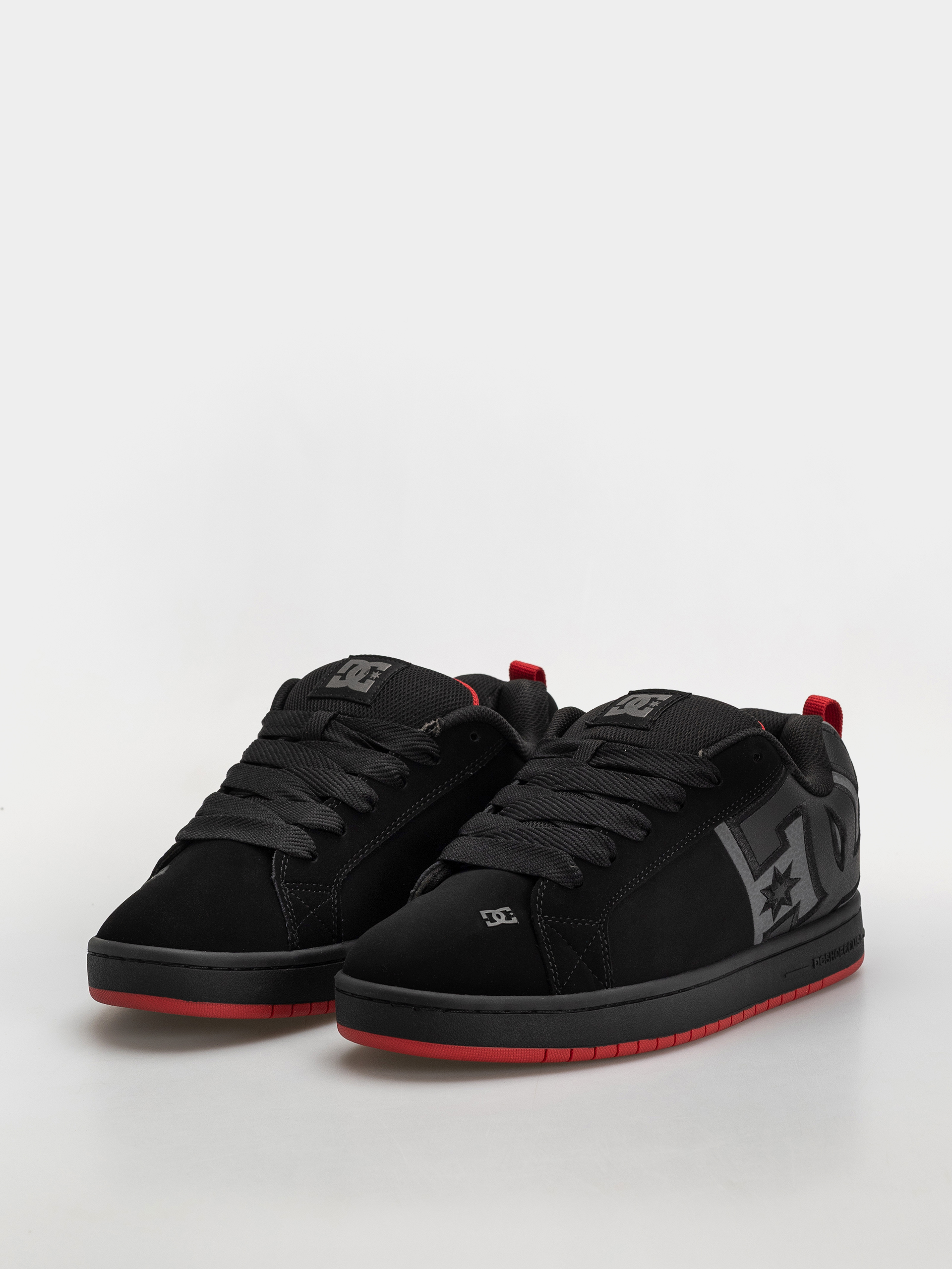 Pantofi DC Court Graffik (black/grey/red)