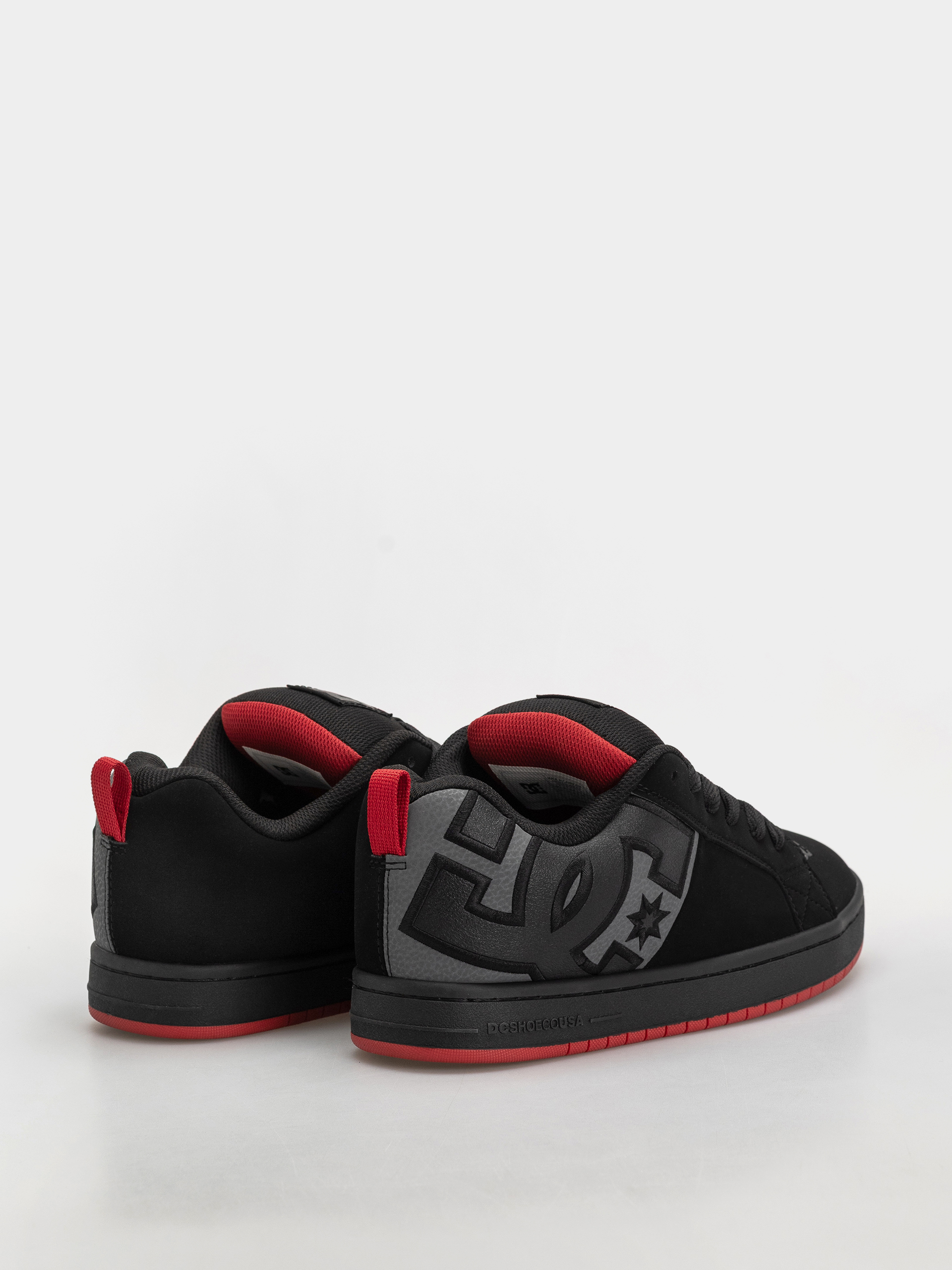 Pantofi DC Court Graffik (black/grey/red)