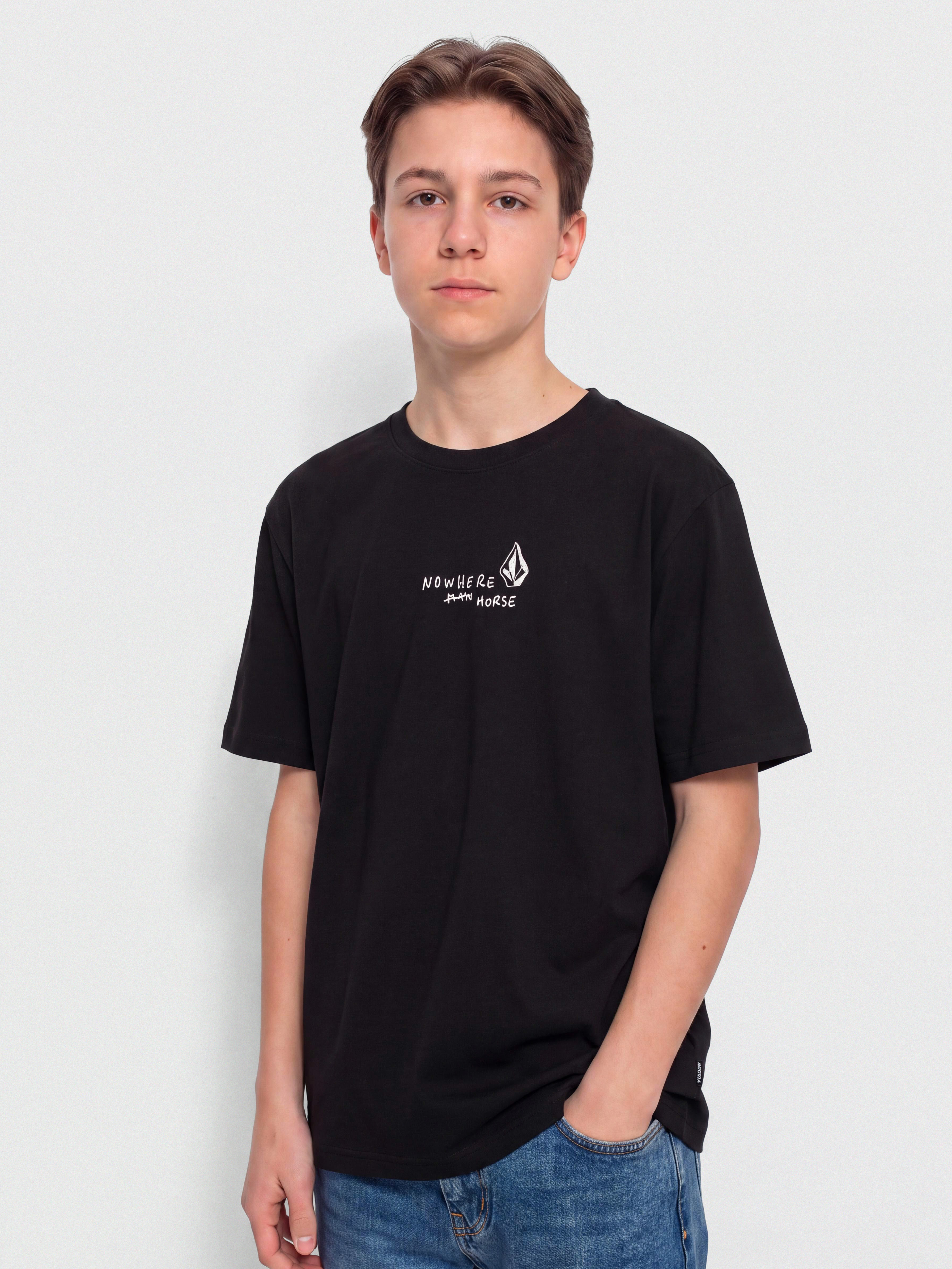 Tricou Volcom Nowhere Bsc JR (black)