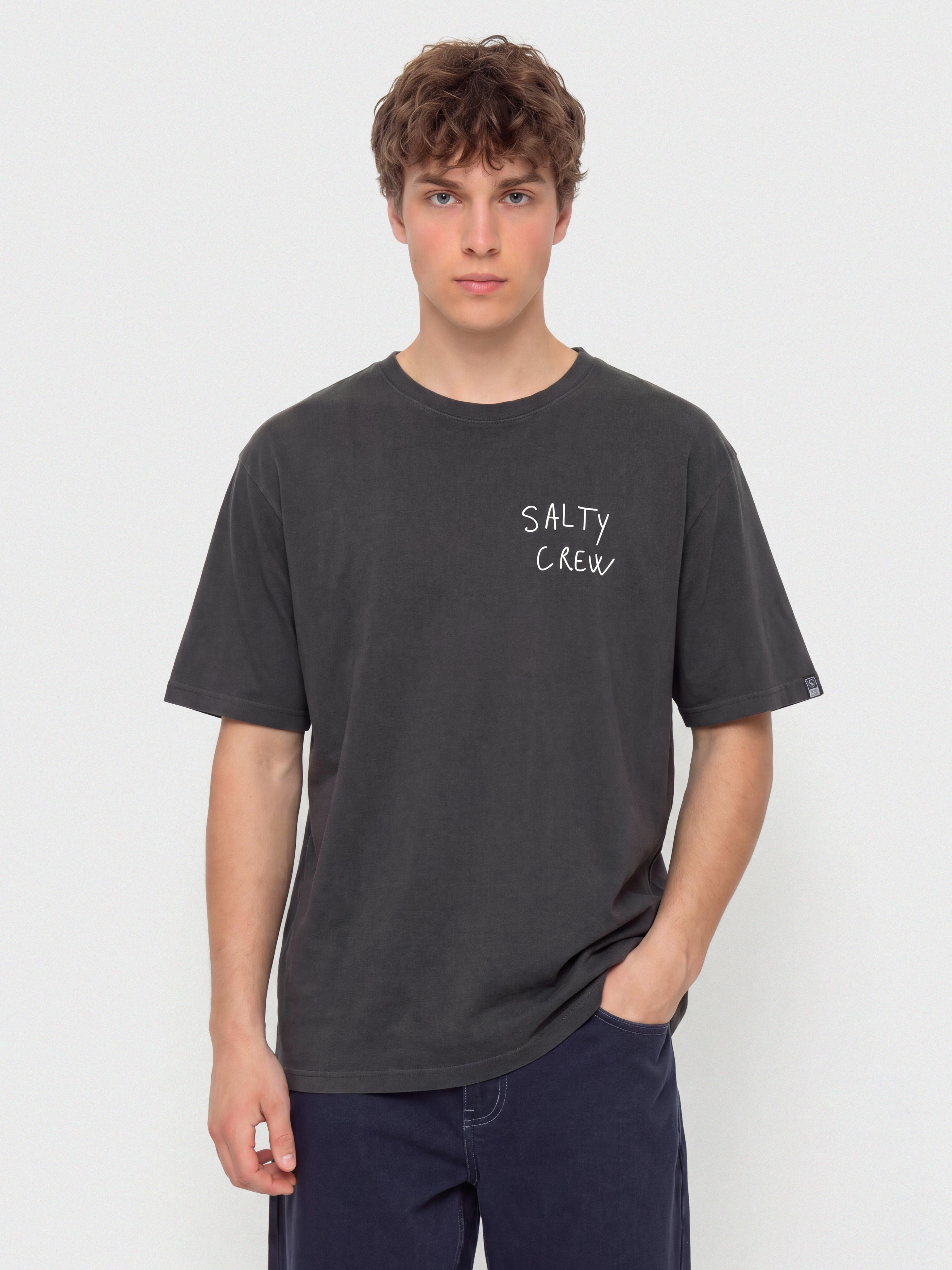 Tricou Salty Crew Swivel Lb (pirate black)