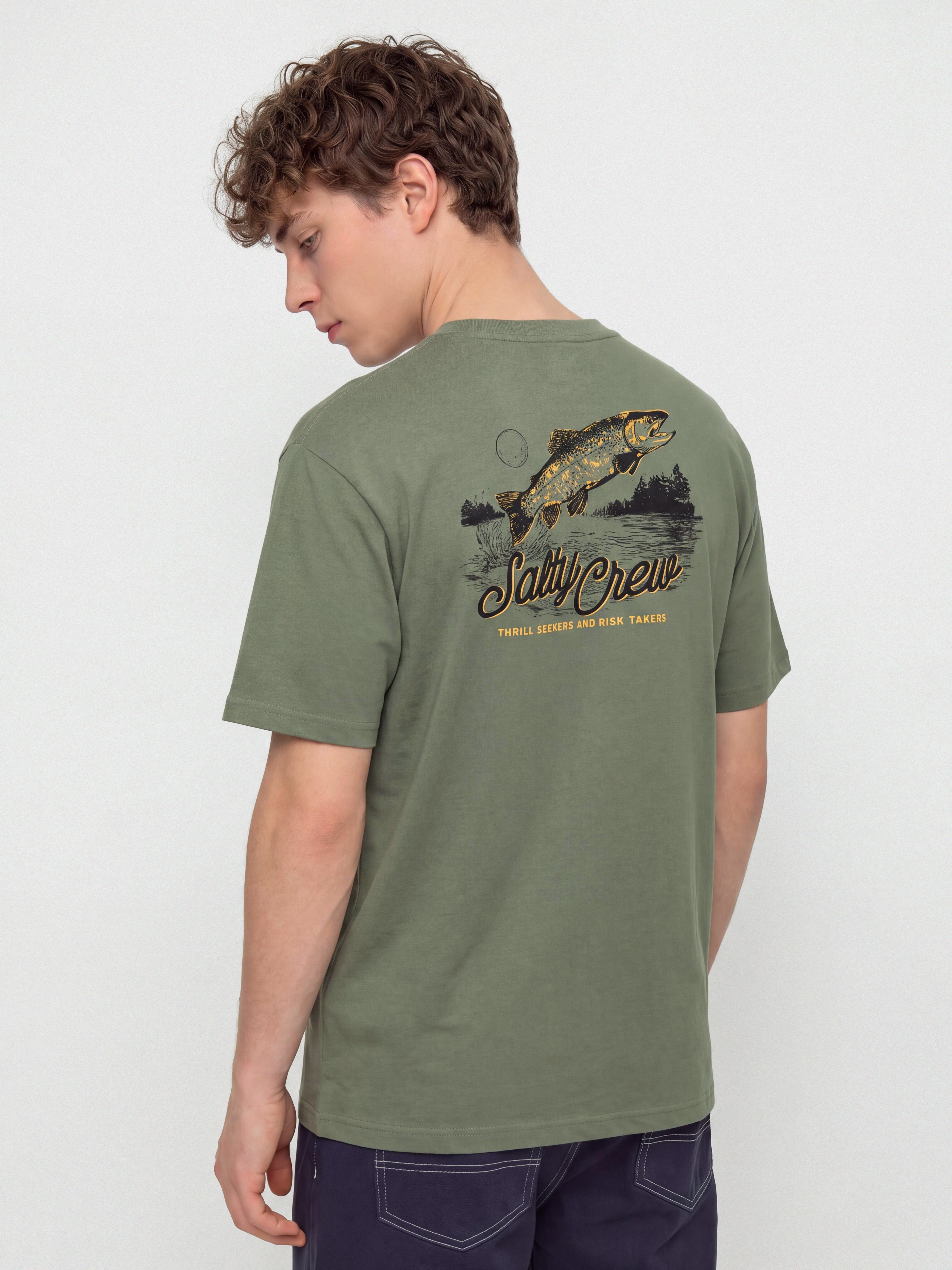 Tricou Salty Crew Fish Fest (laurel wreath)
