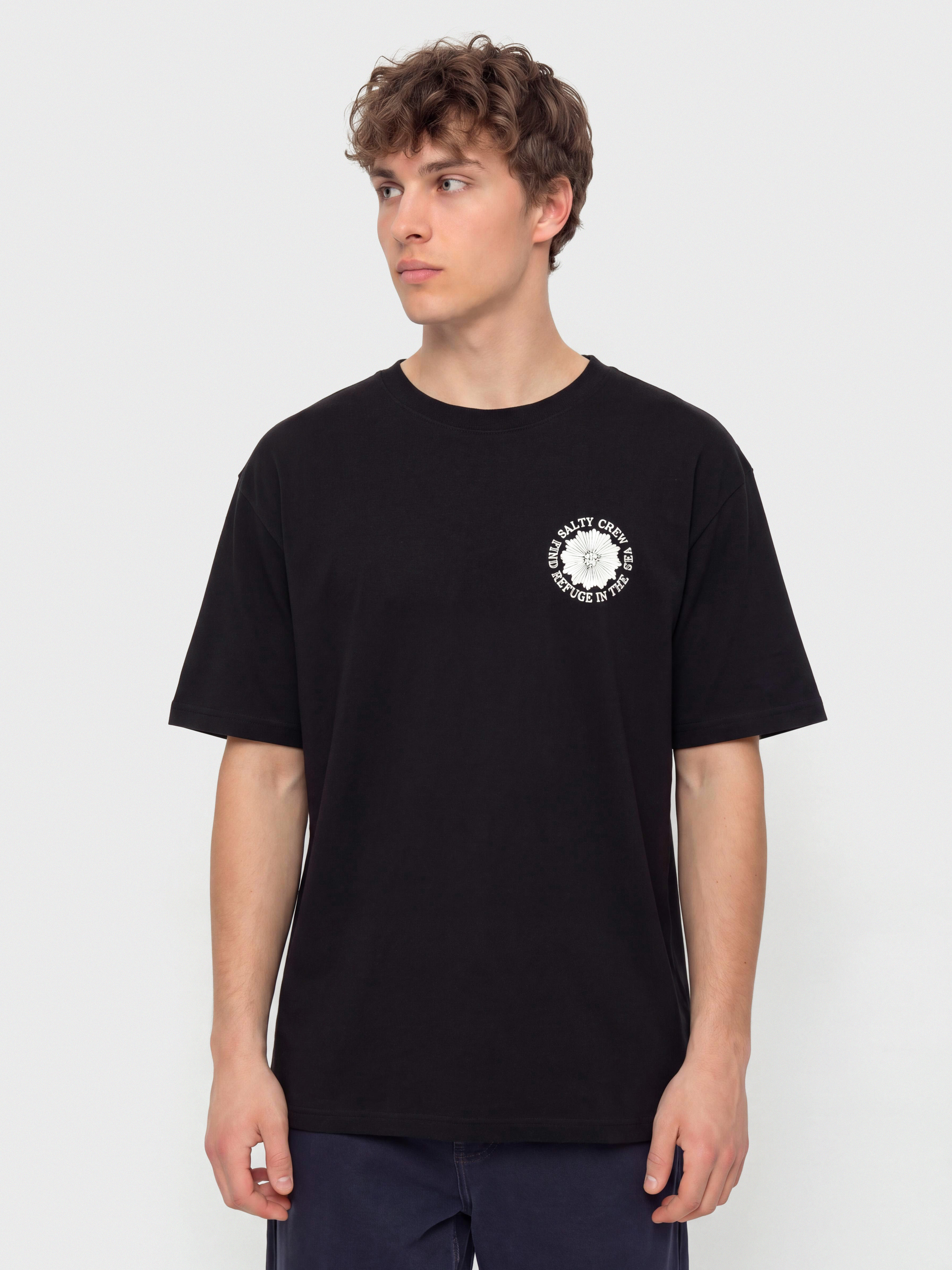 Tricou Salty Crew Coral Head (black)