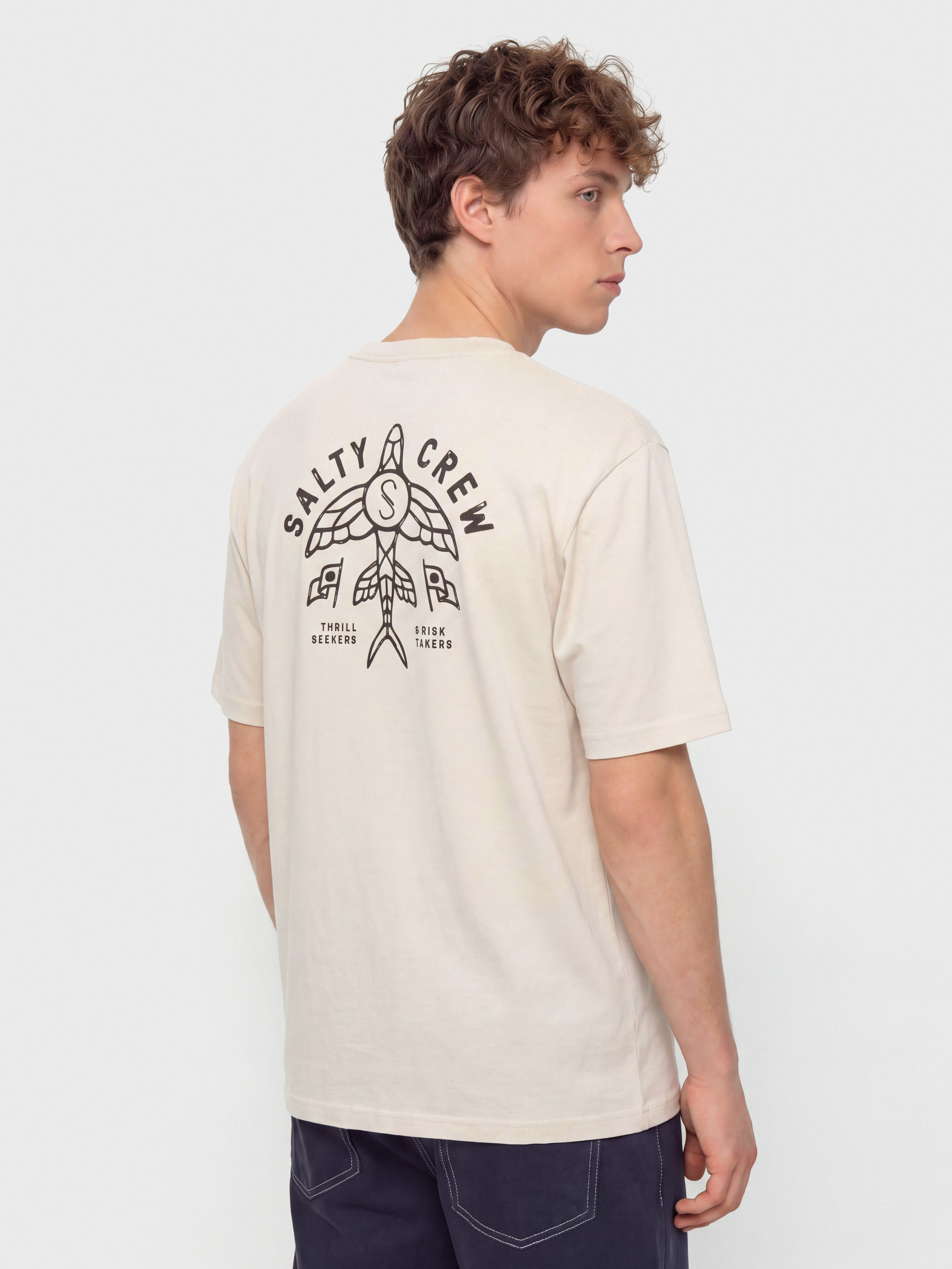 Tricou Salty Crew Flyer (moonbeam)