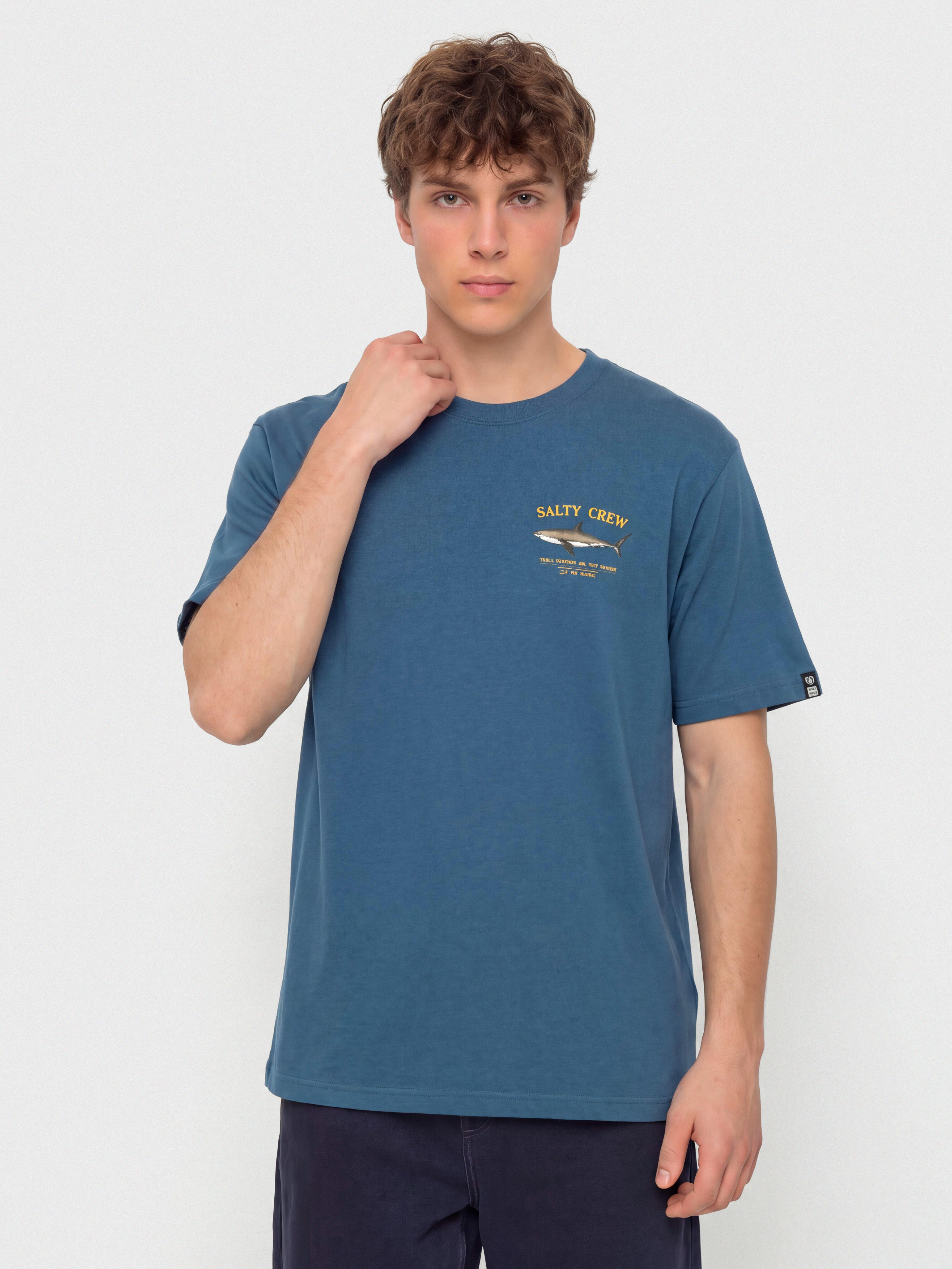 Tricou Salty Crew Bruce (cast blue)