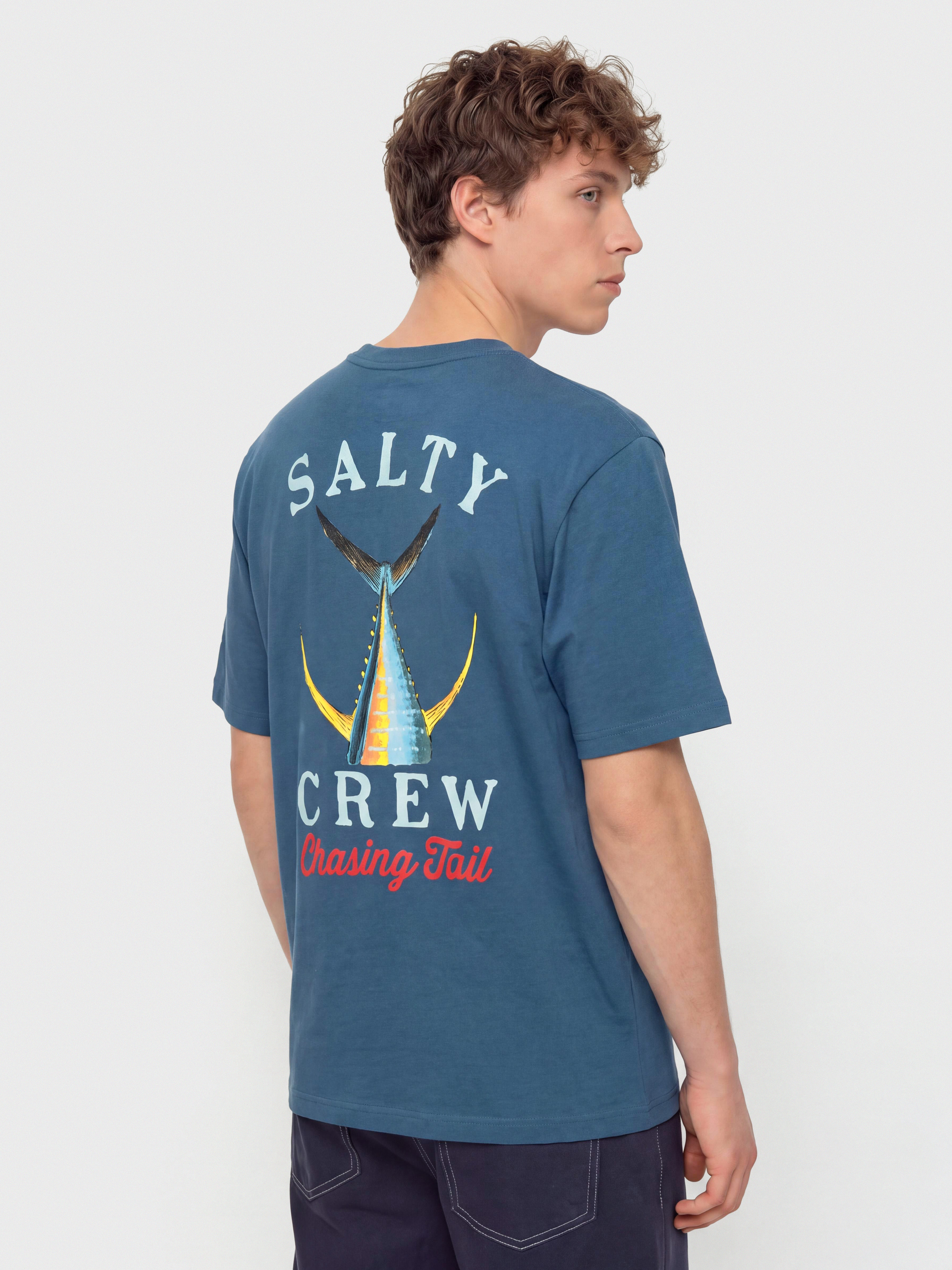 Tricou Salty Crew Tailed (cast blue)