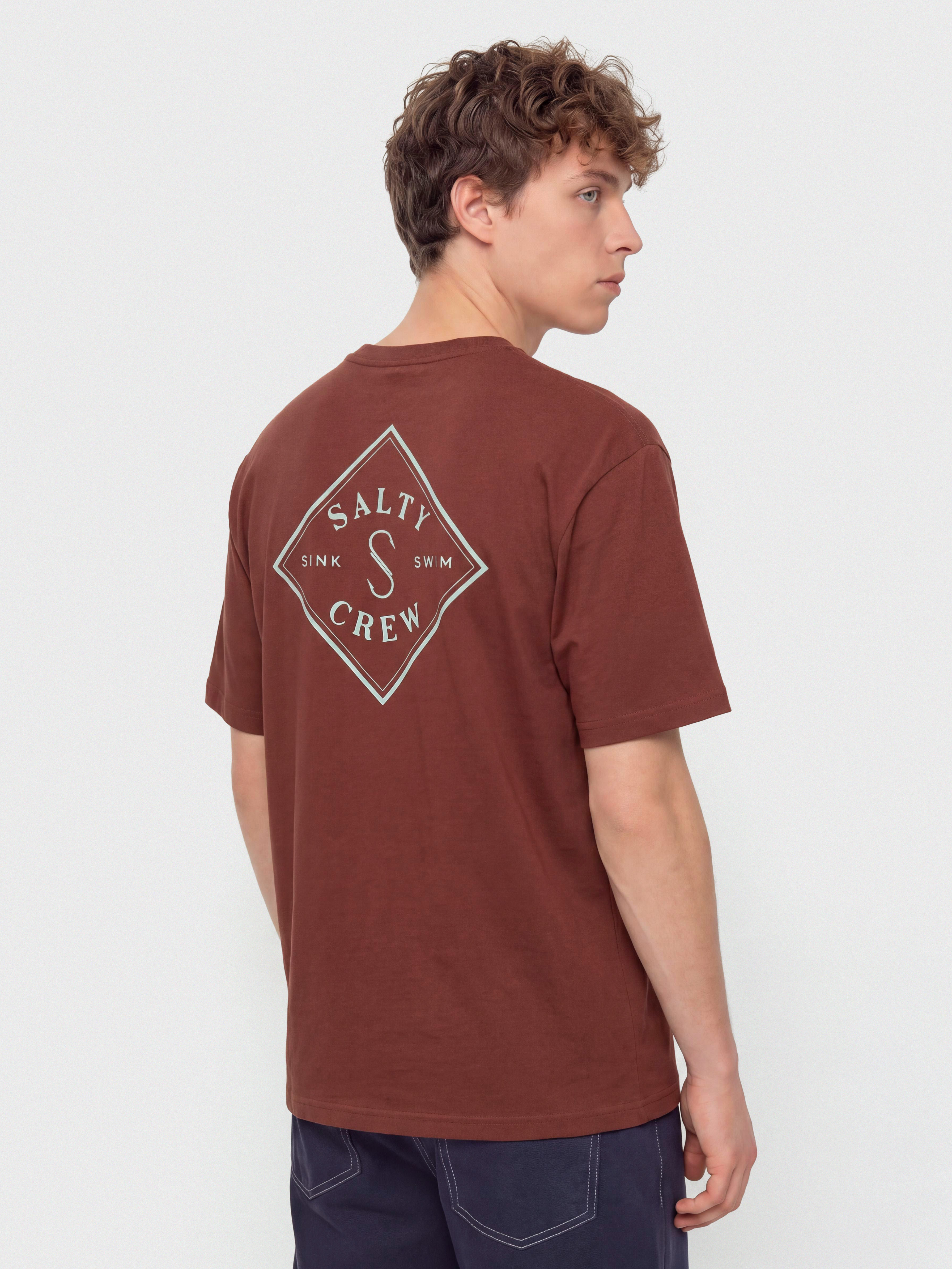 Tricou Salty Crew Tippet (burgundy)