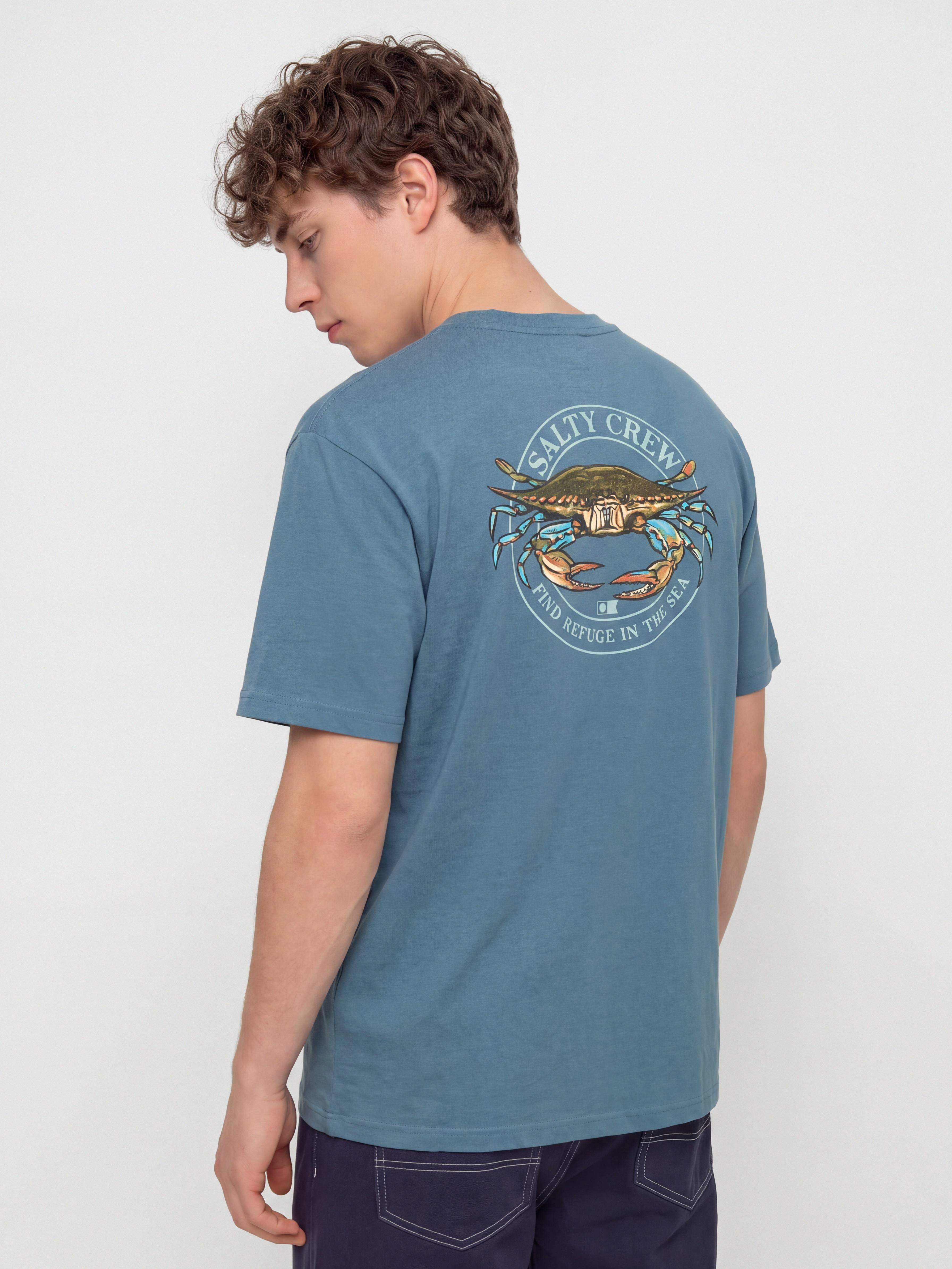 Tricou Salty Crew Jimmy (slate)